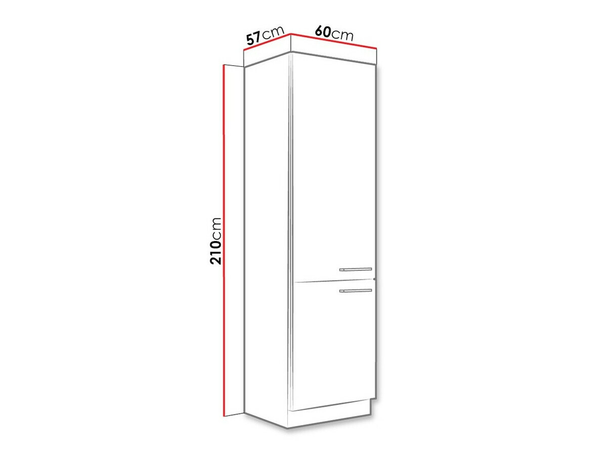 Modular cabinet with doors Wood Grey 134