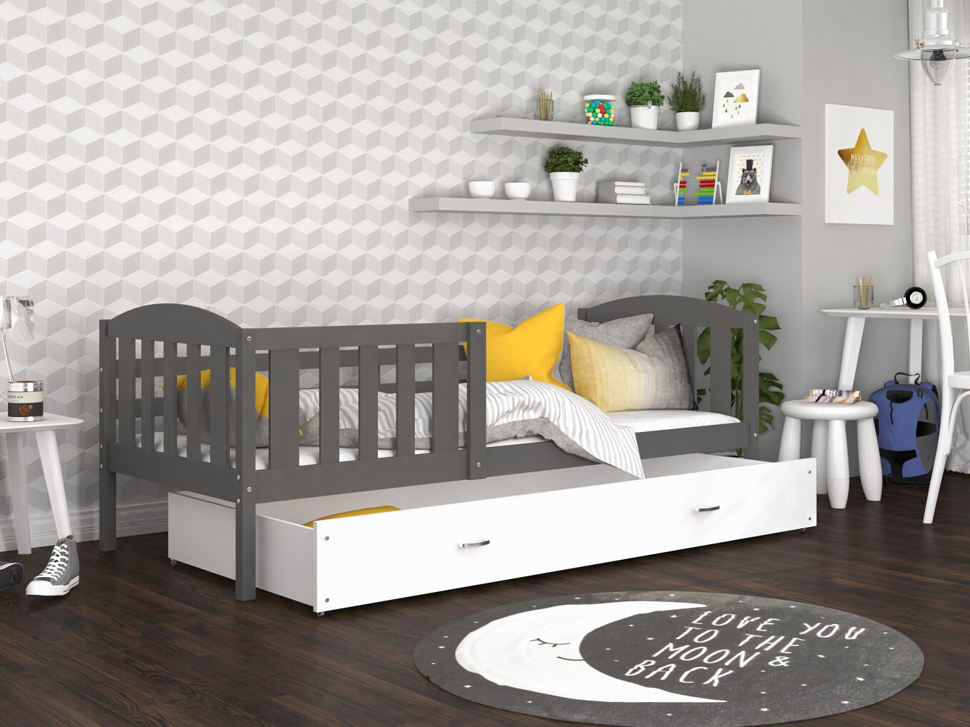 Bed Aurora 126 (Grey)