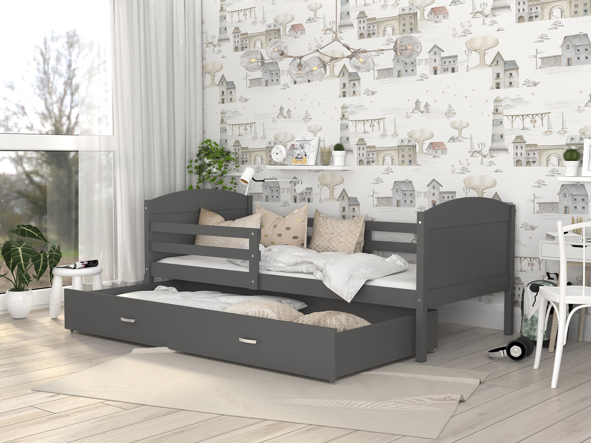 Bed Aurora 129 (Grey)