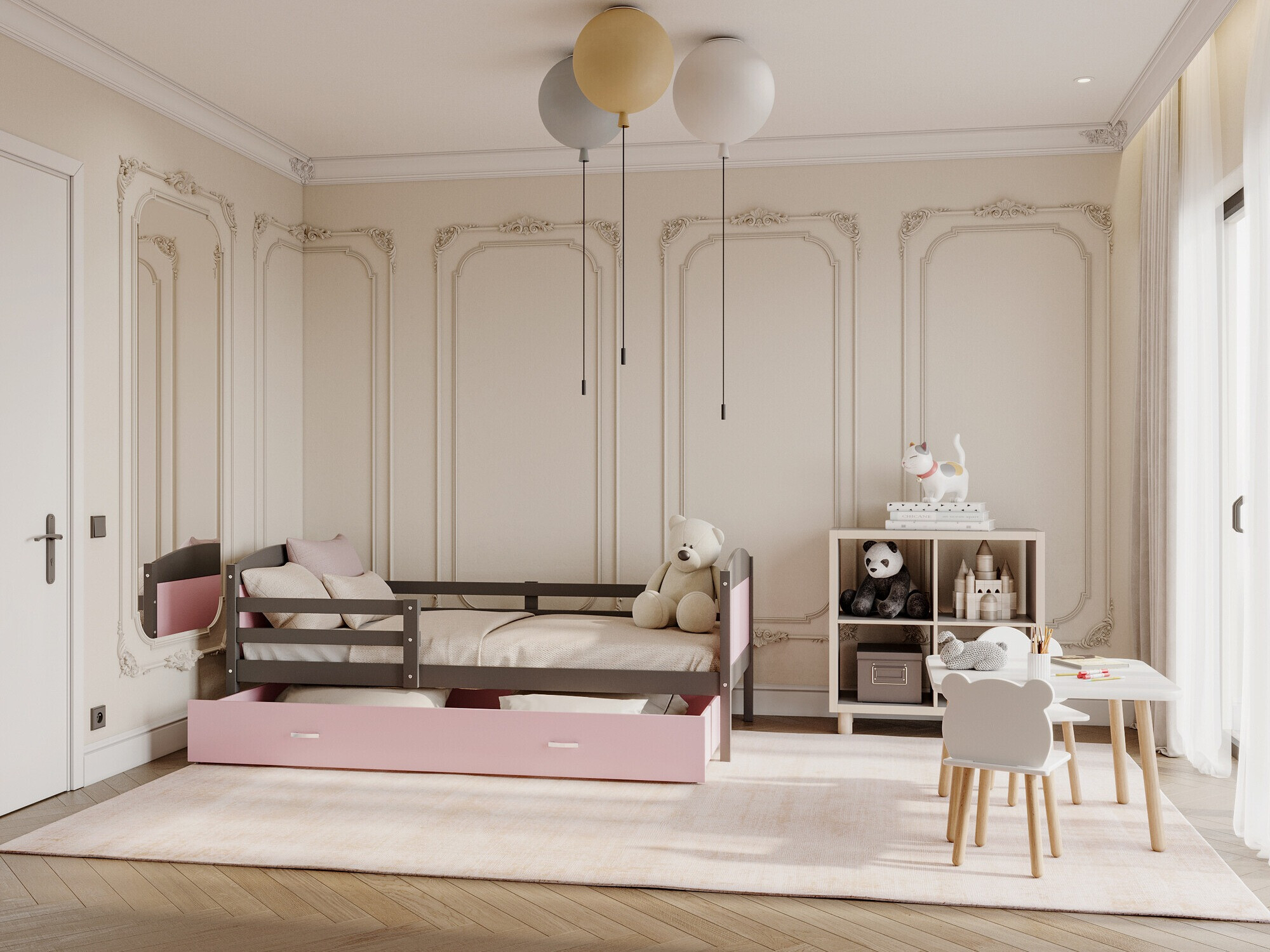 Bed Aurora 129 (Grey)