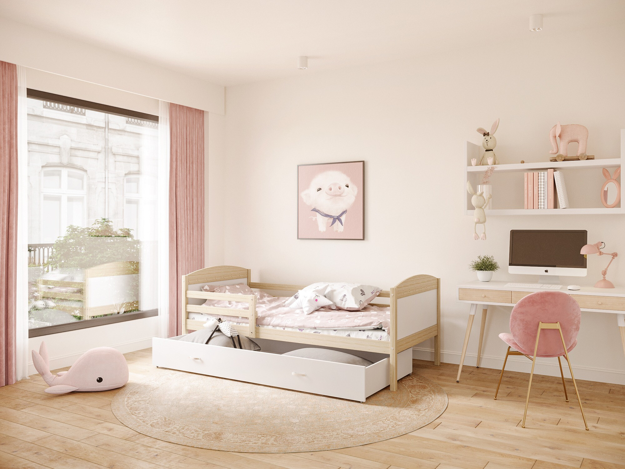 Bed Aurora 129 (Pine)