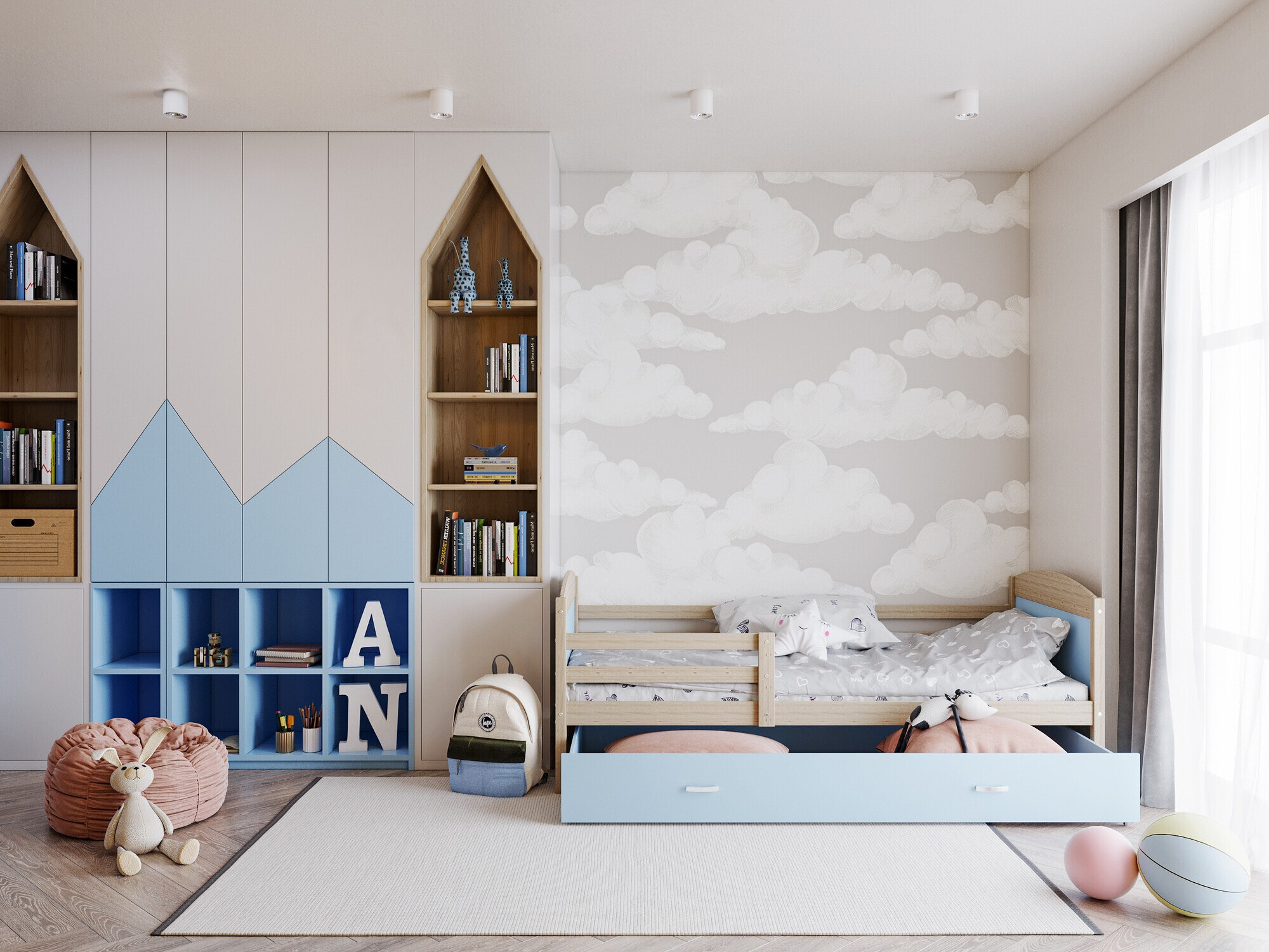 Bed Aurora 129 (Pine)