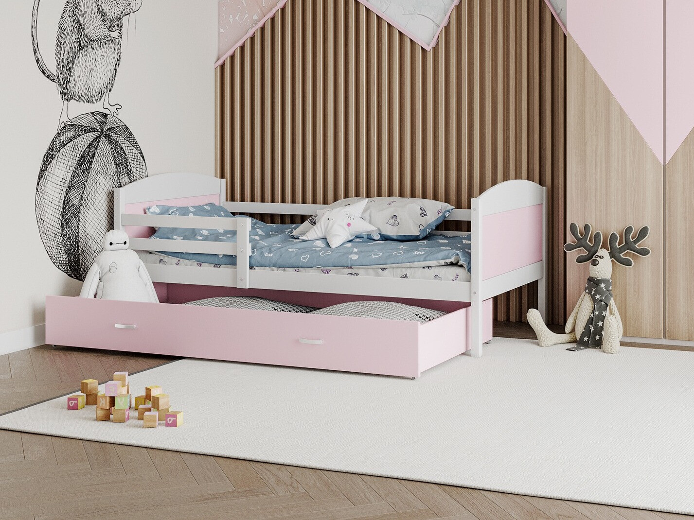 Bed Aurora 129 (White)
