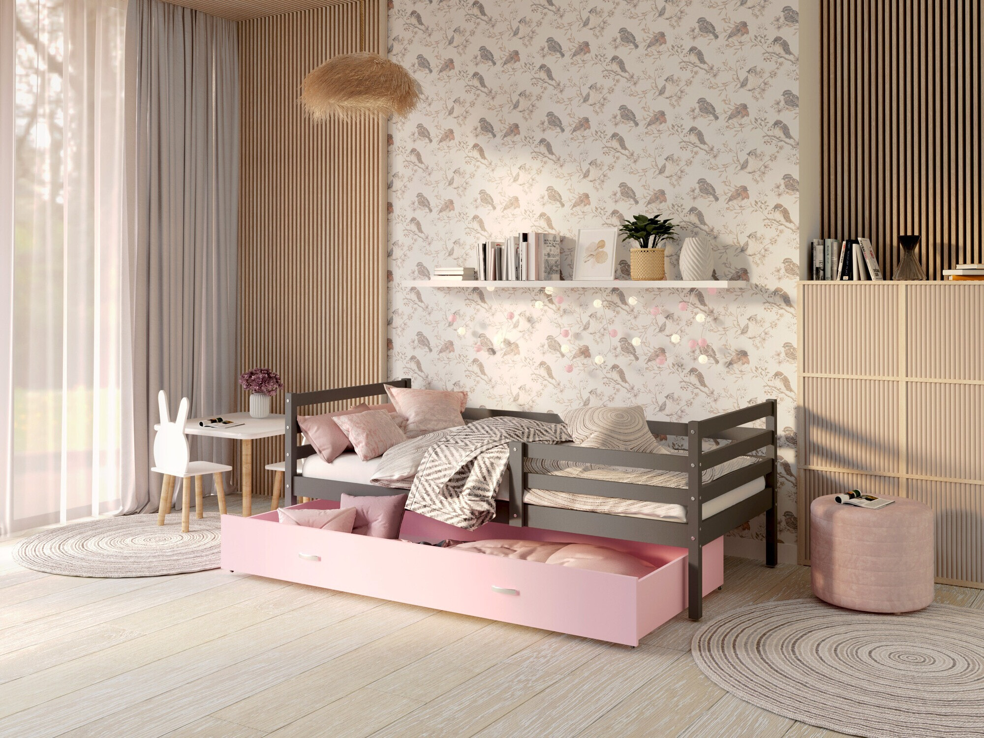 Bed Aurora 130 (Grey)