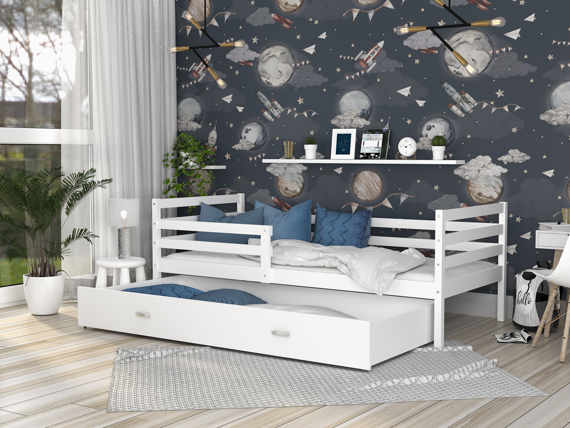 Bed Aurora 130 (White)
