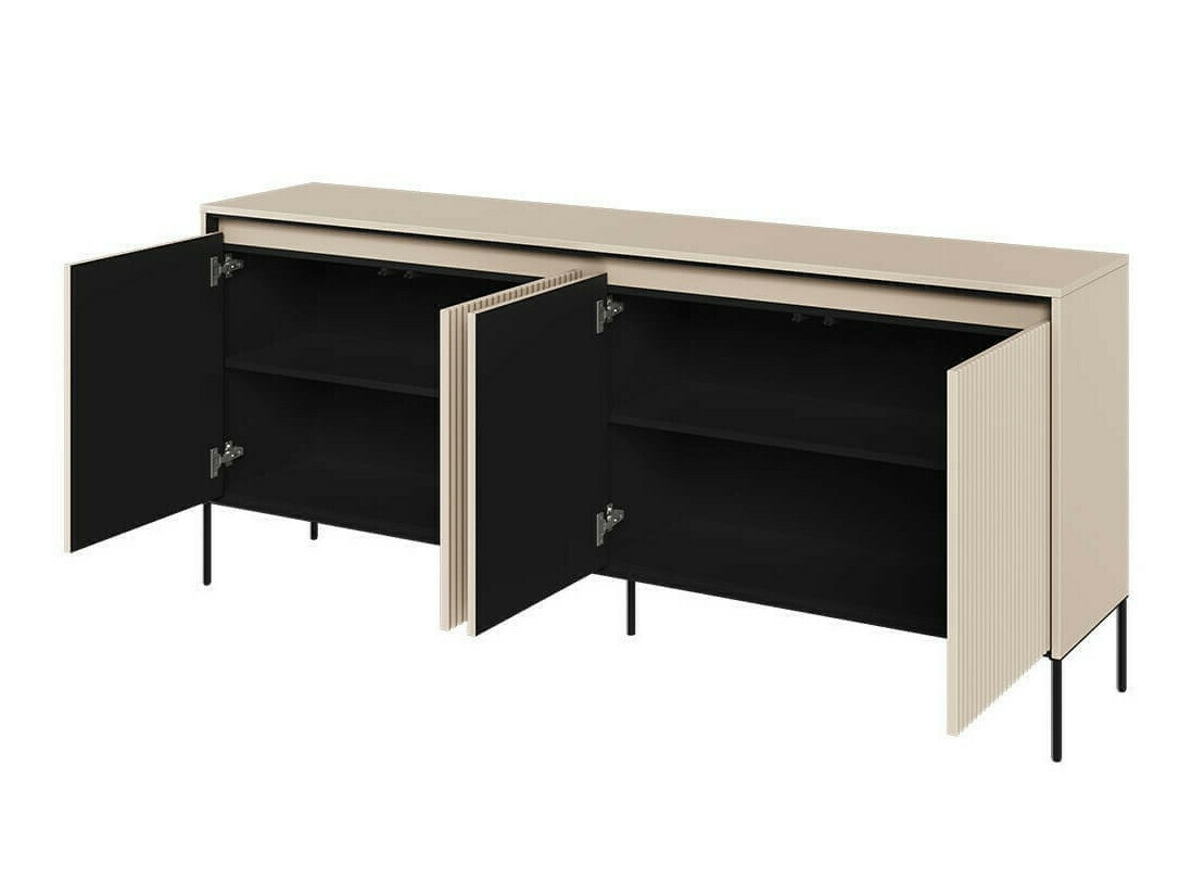 Living room set Fernolu 112 (Beige + Black)