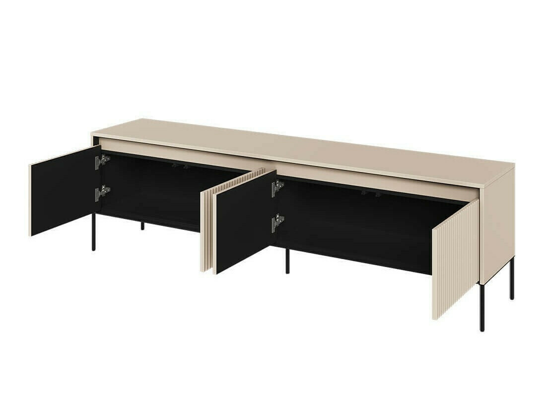 Living room set Fernolu 112 (Beige + Black)