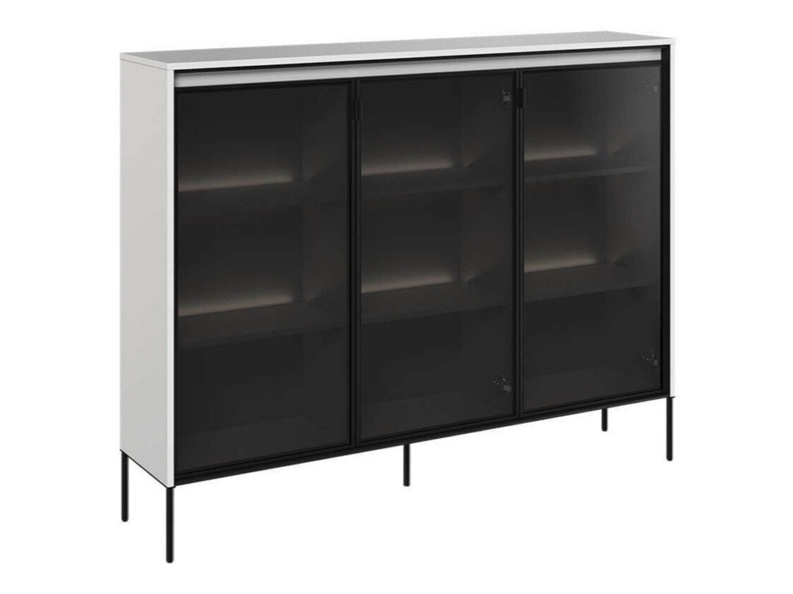 Sideboard Fernolu 108 (White + Black)