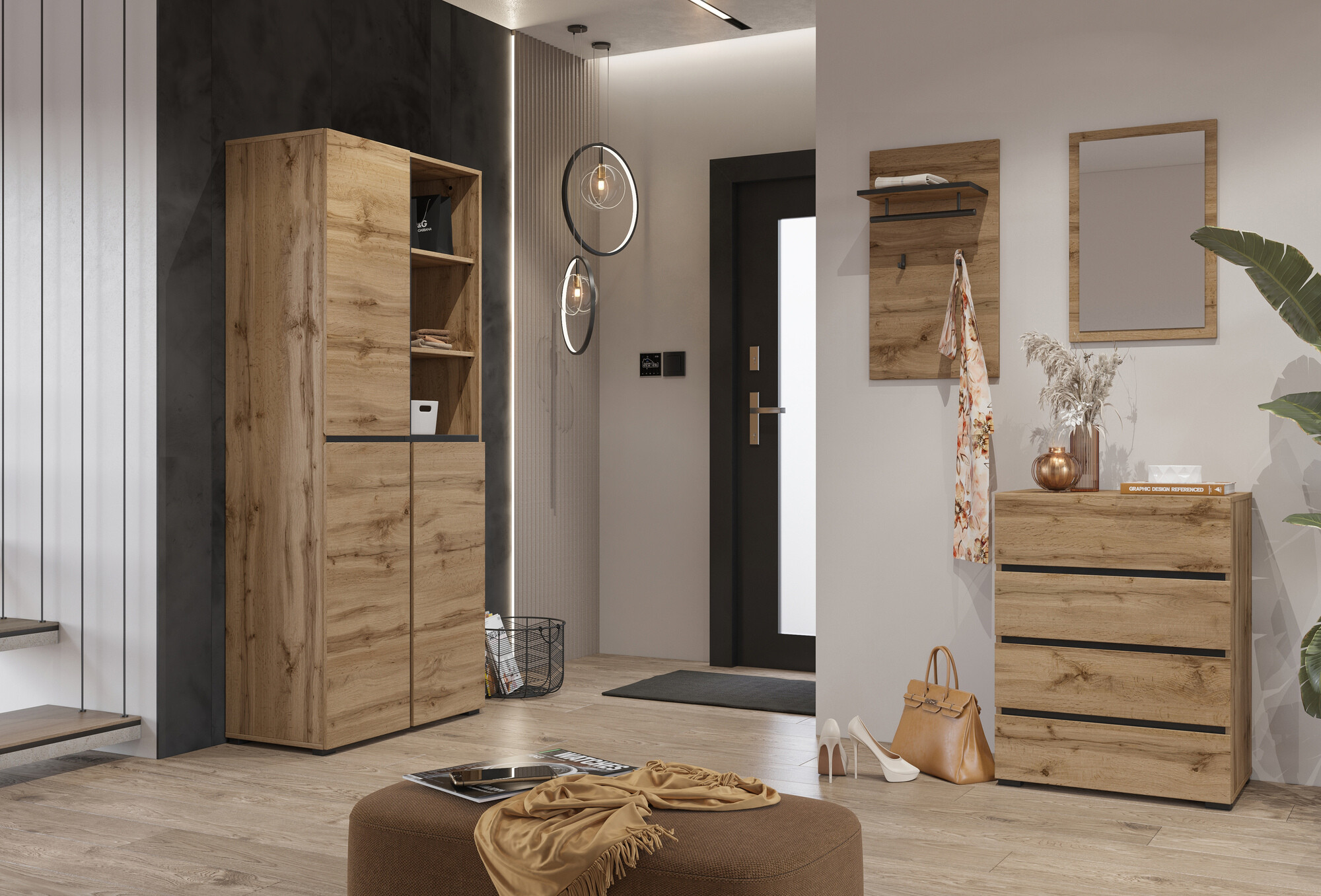 Chest of drawers Alfere 111 (Wotan Oak)