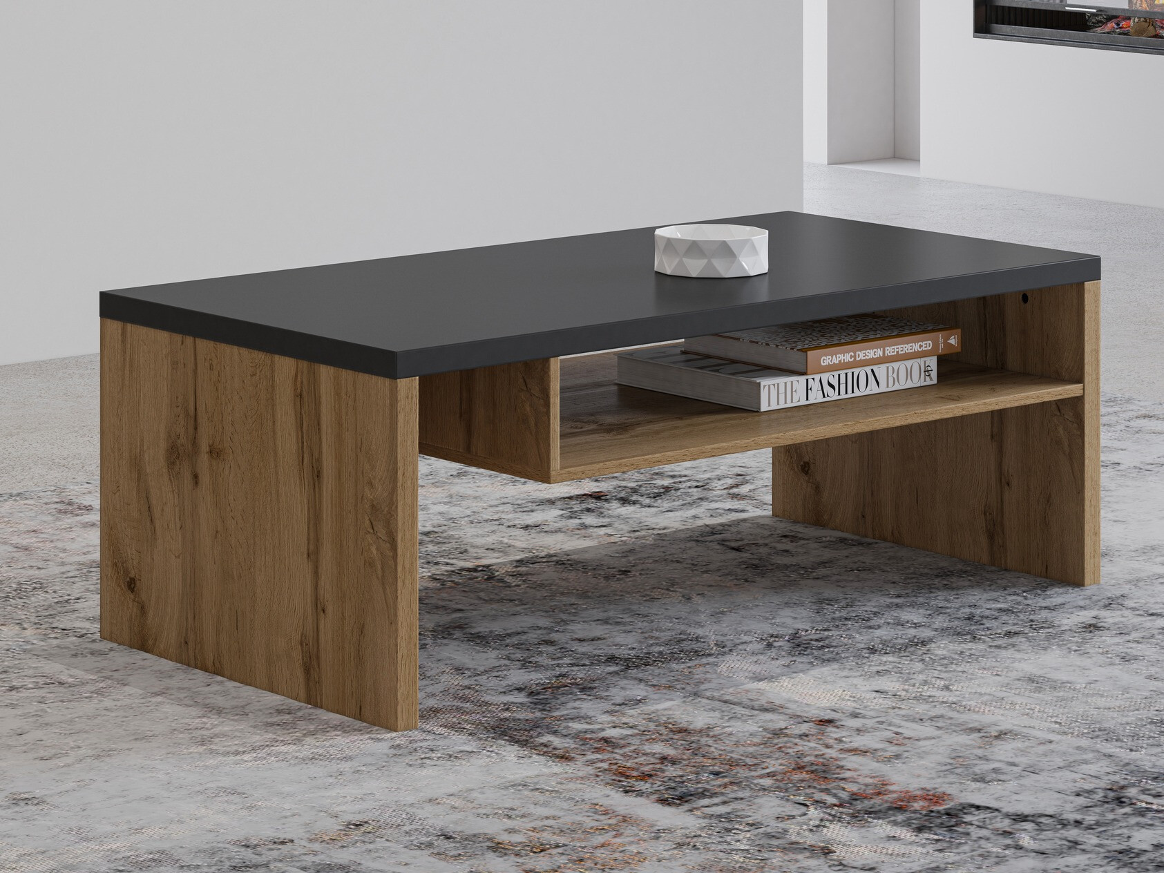 Coffee table Alfere 112 (Wotan Oak)