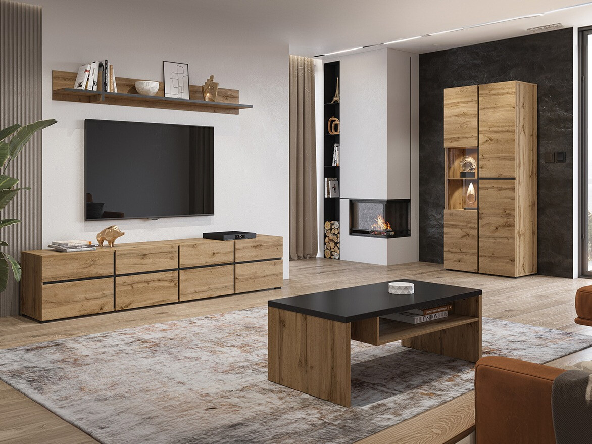Bookcase Alfere 110 (Wotan Oak)