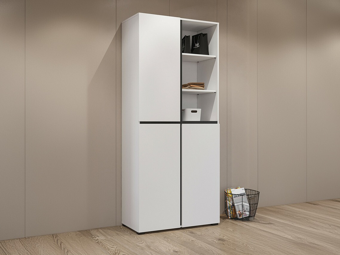 Shoe shelf Alfere 116 (White)