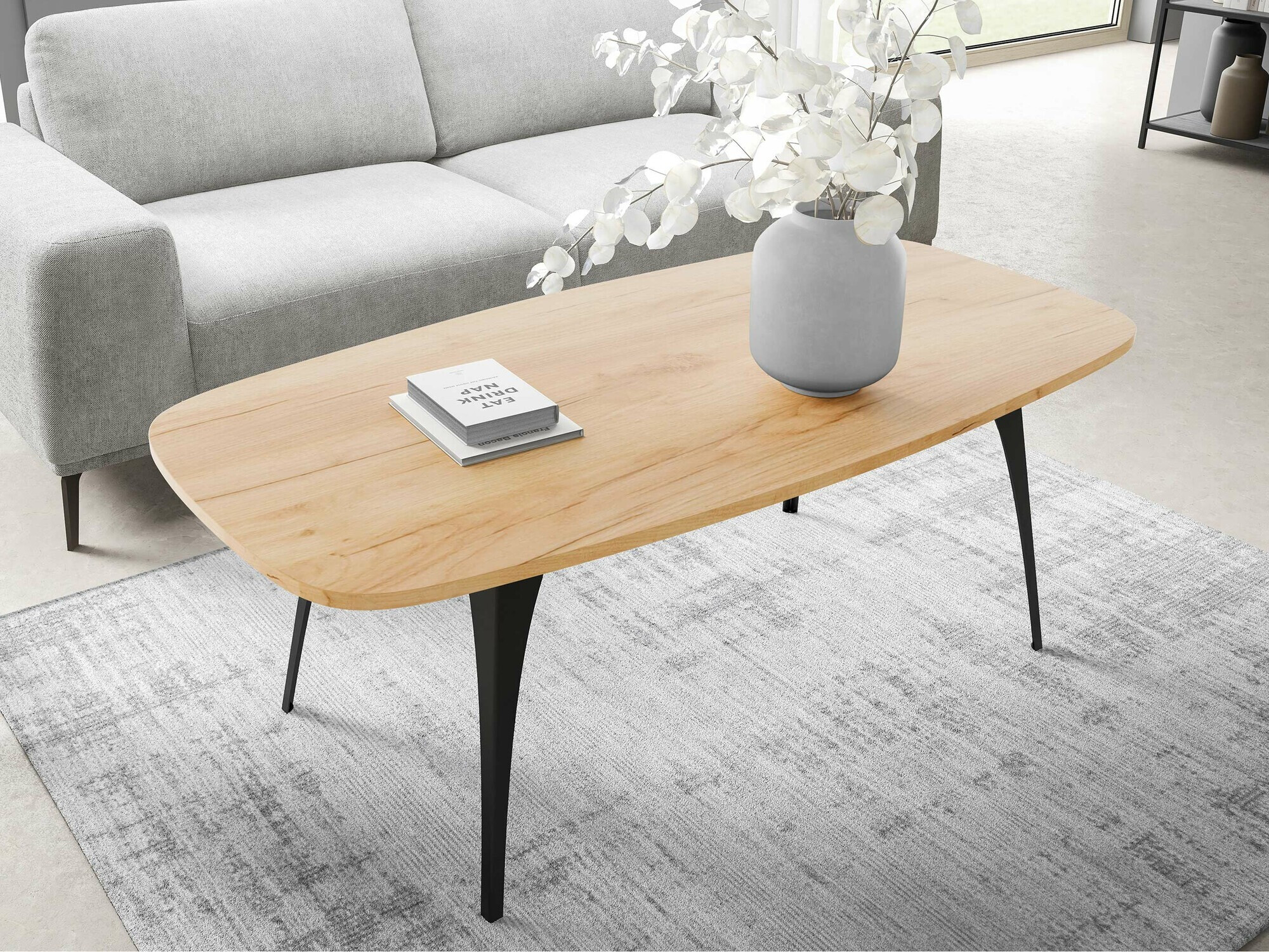 Coffee table Oswego 125 (Craft golden oak)