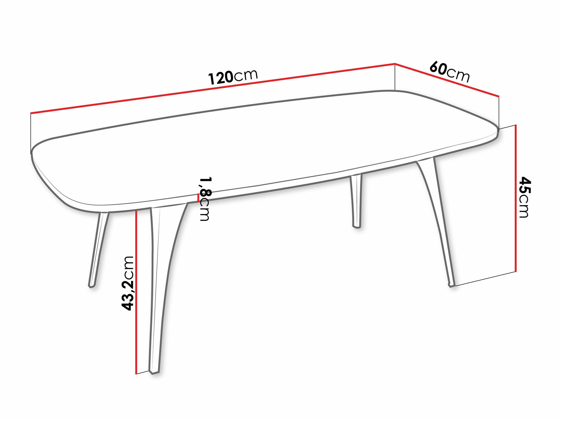 Coffee table Oswego 125 (White marble)