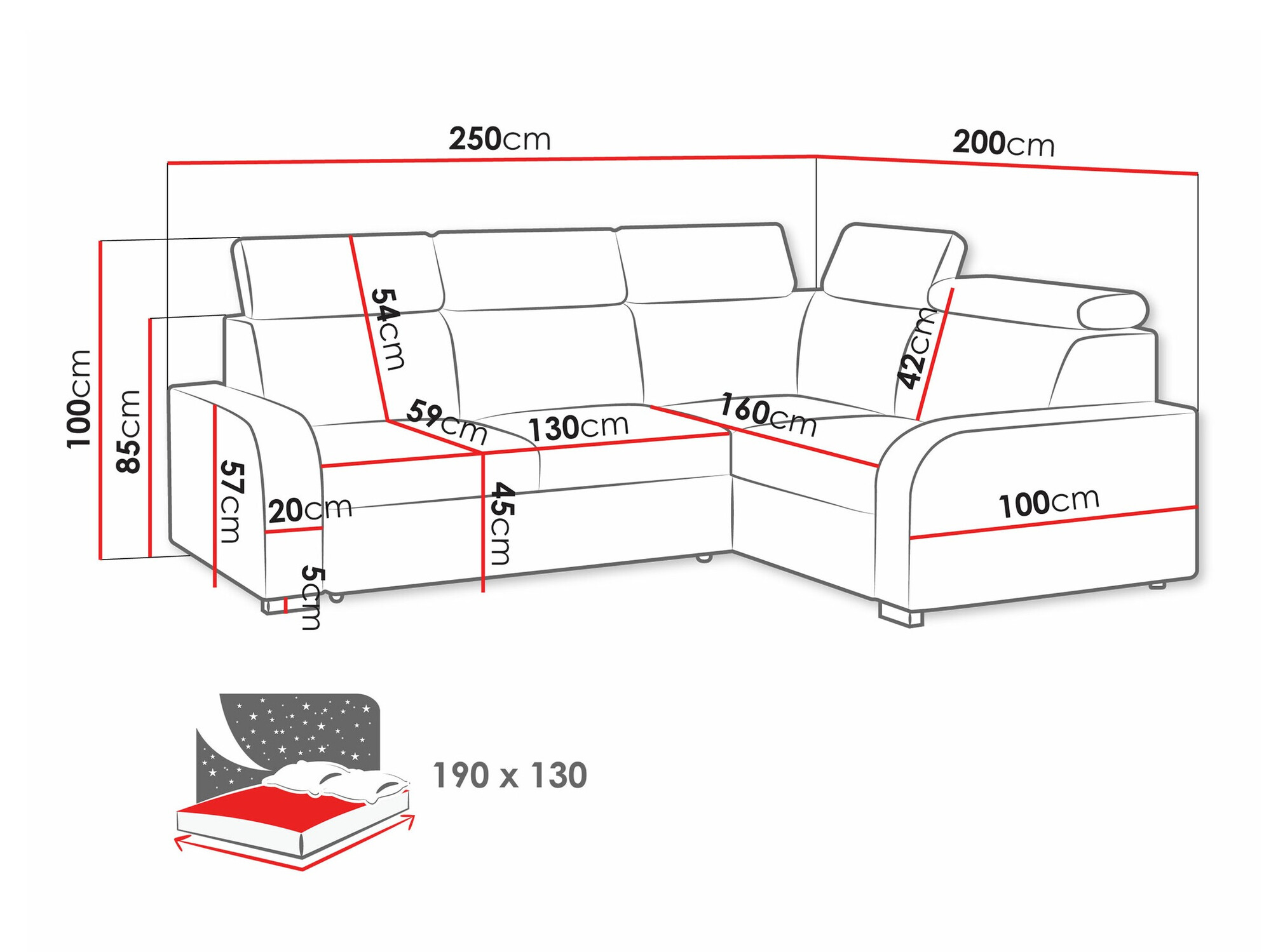 Corner sofa Ovos III (Crown 4)