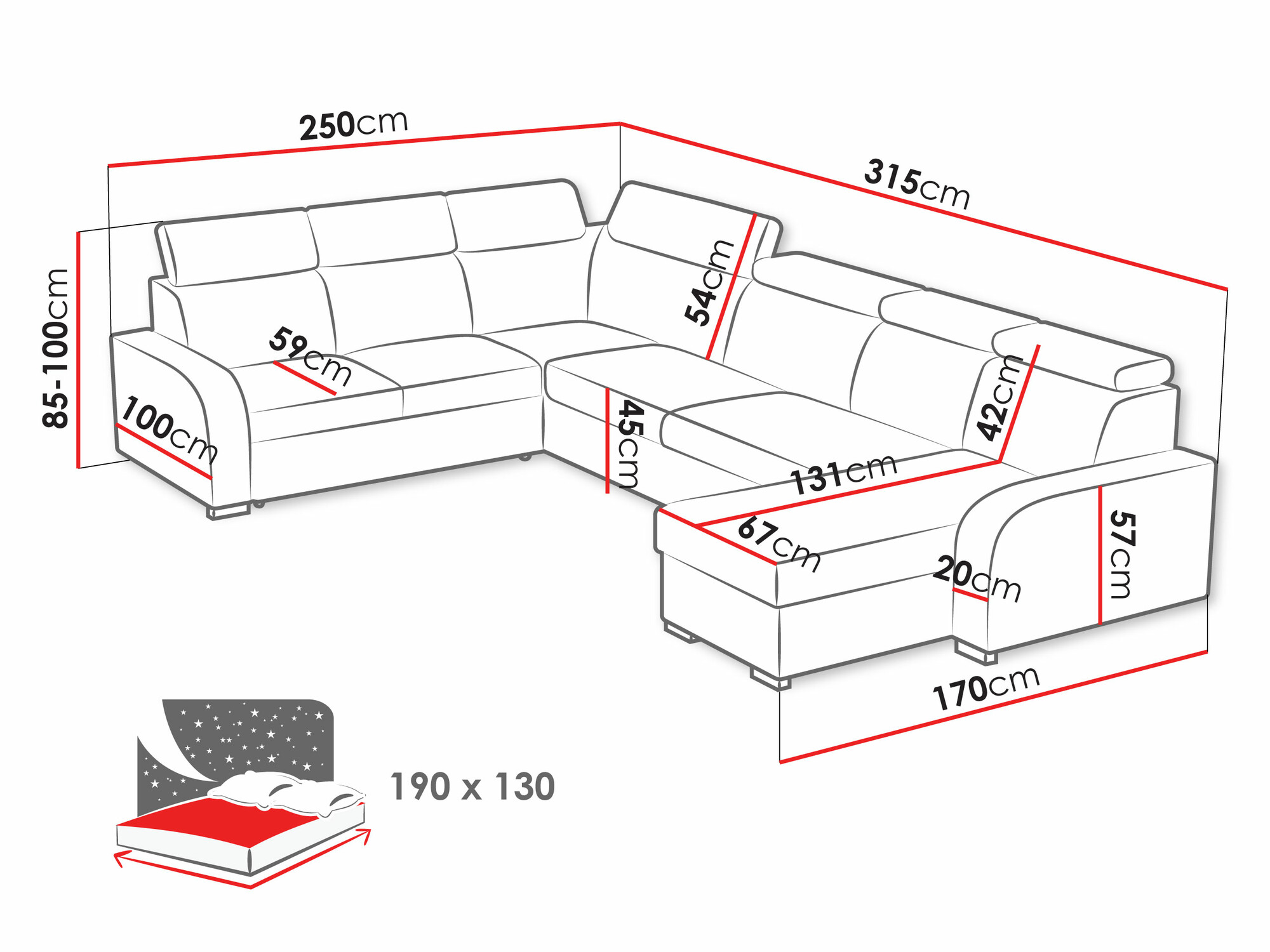 Corner sofa Ovos IV (Crown 16)