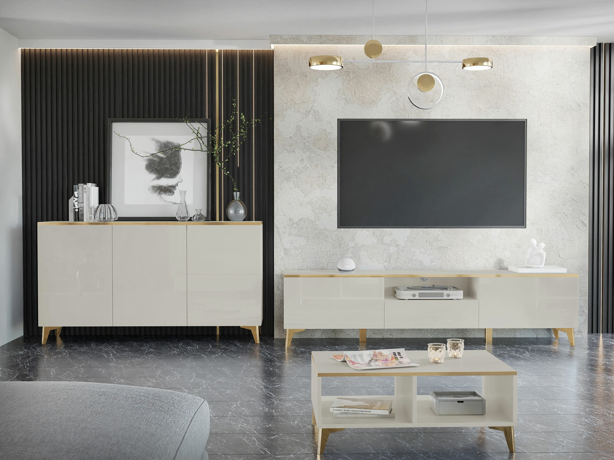 Coffee table Comfivo Arbutus (White)