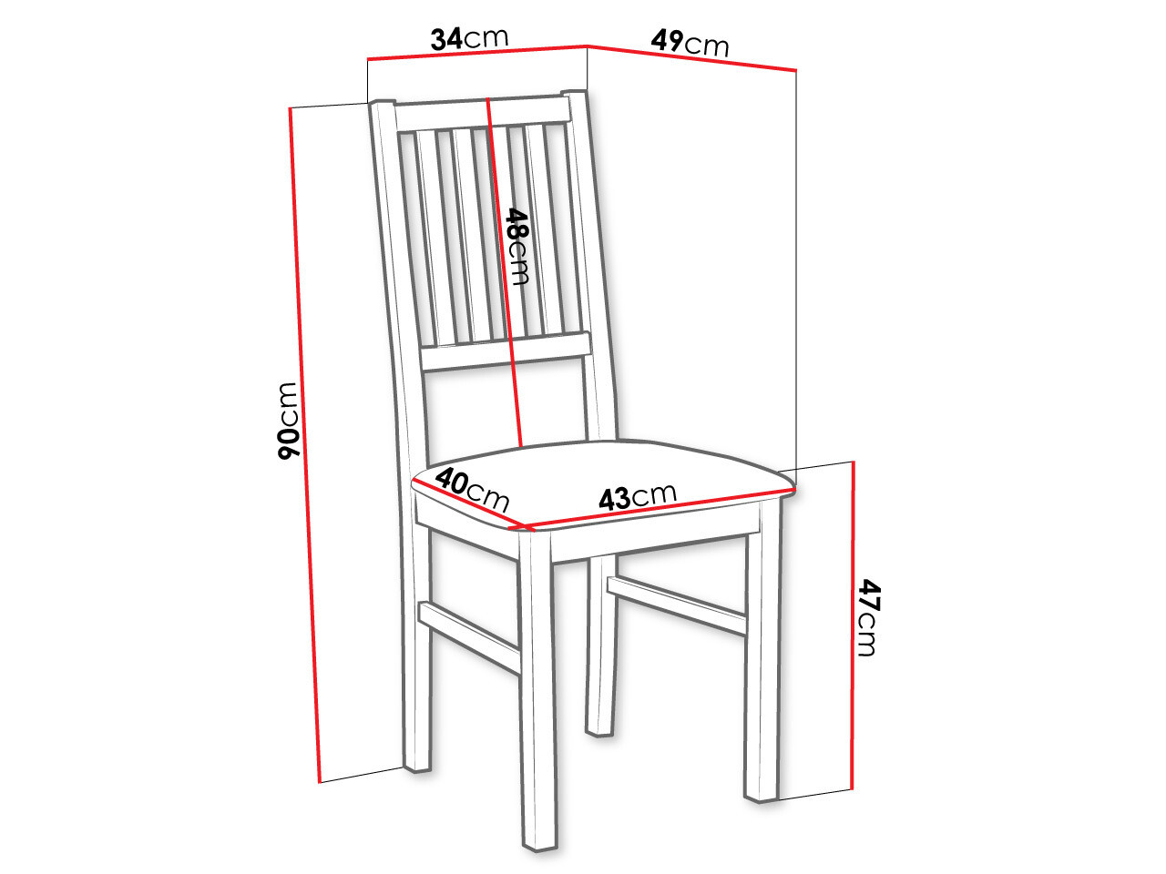 Chair Victorville 170 (White)