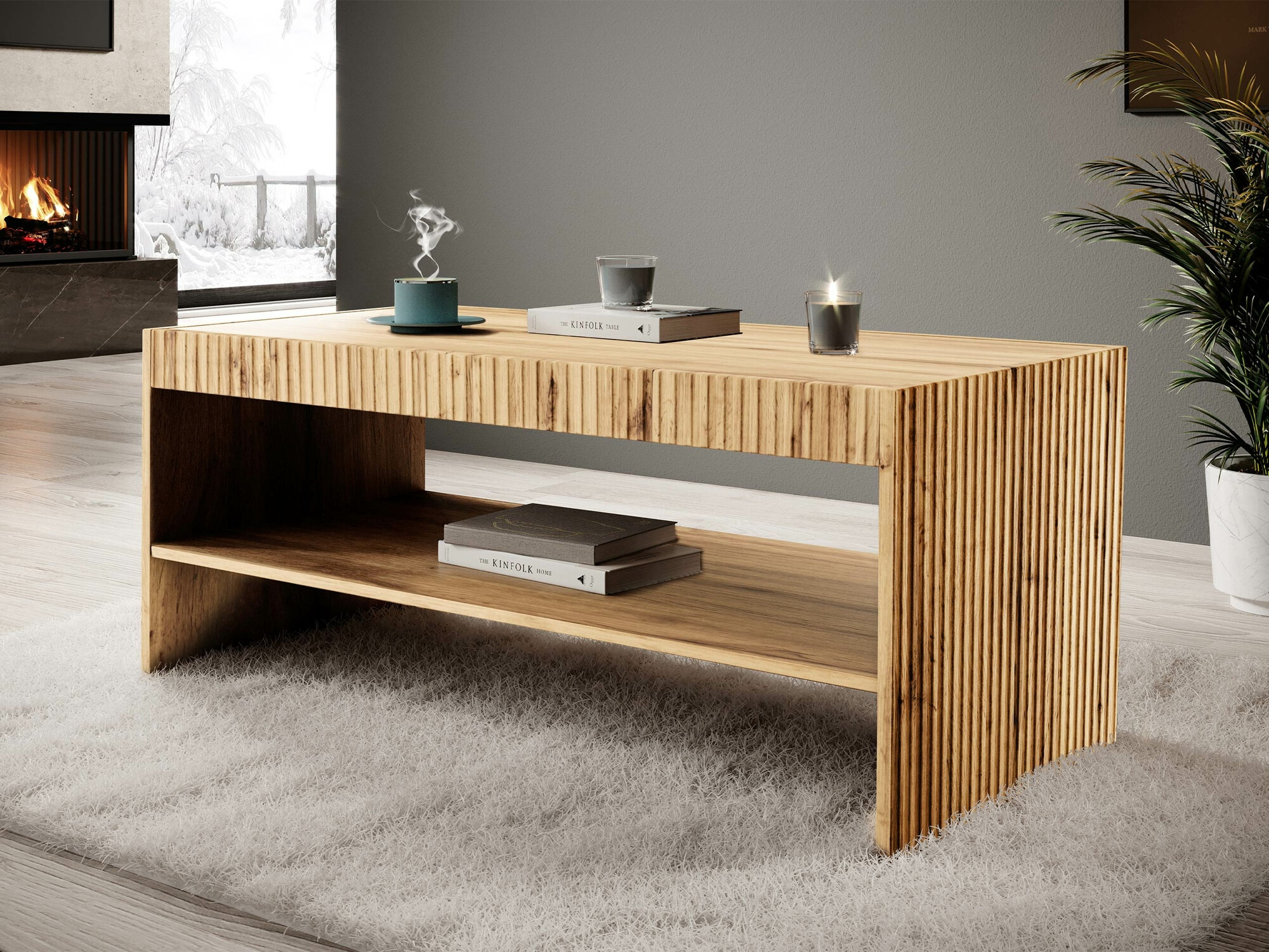 Coffee table Comes (Wotan Oak)