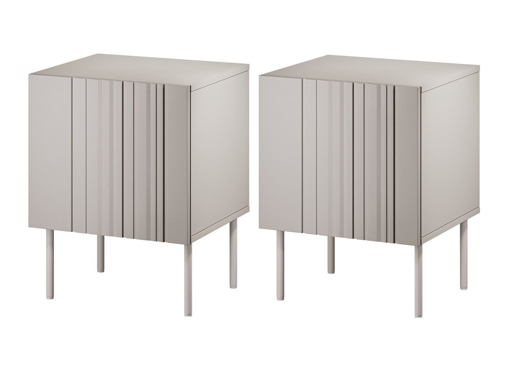 Set of bedside tables Evavese 104 (Beige)