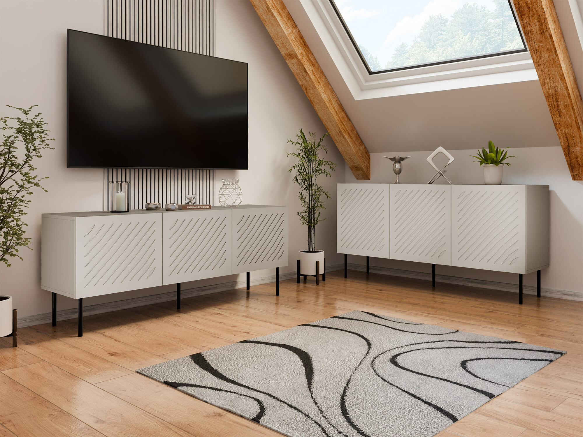 Living room set Tolfelo 105 (Beige)
