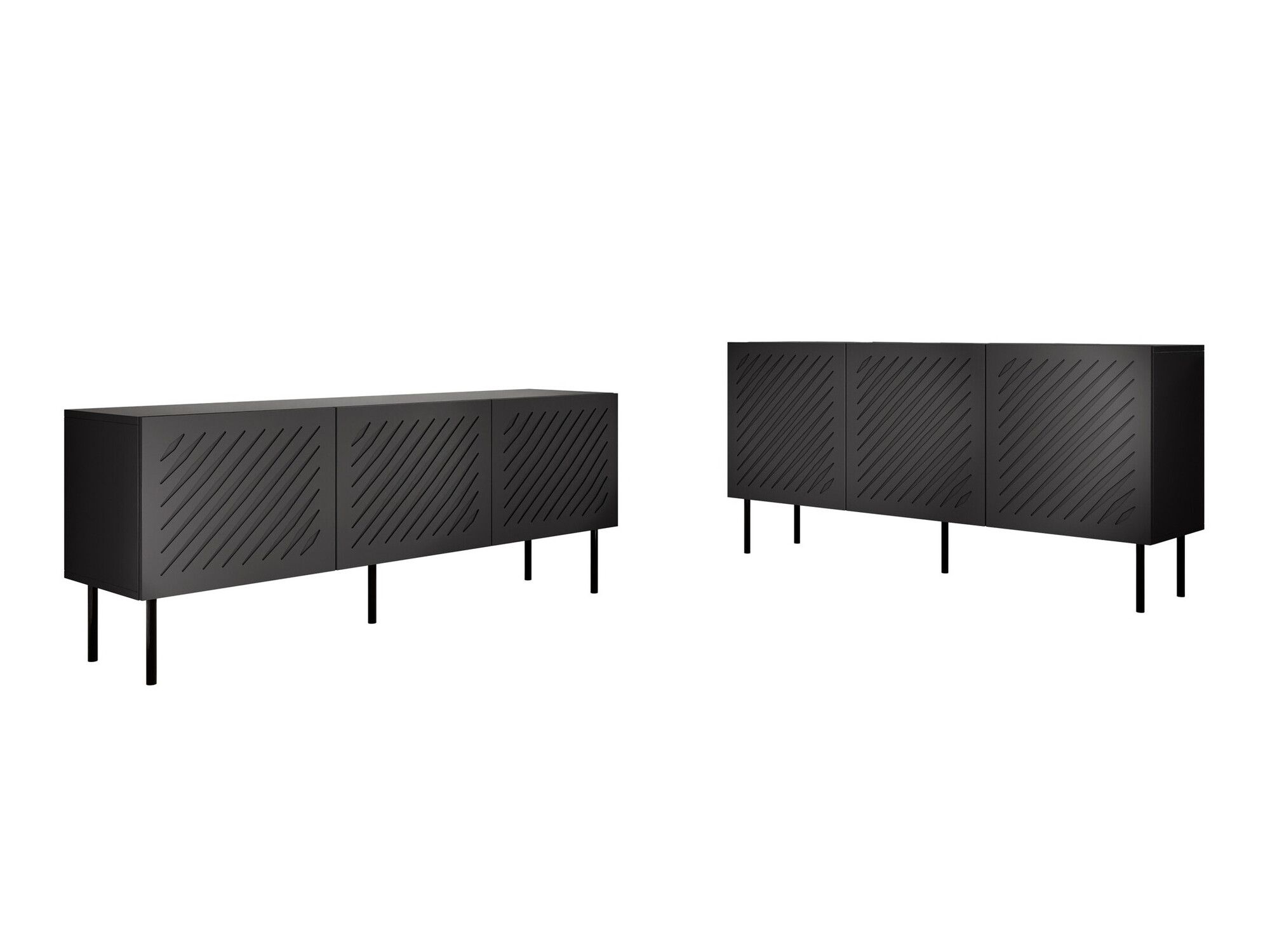 Living room set Tolfelo 105 (Black)
