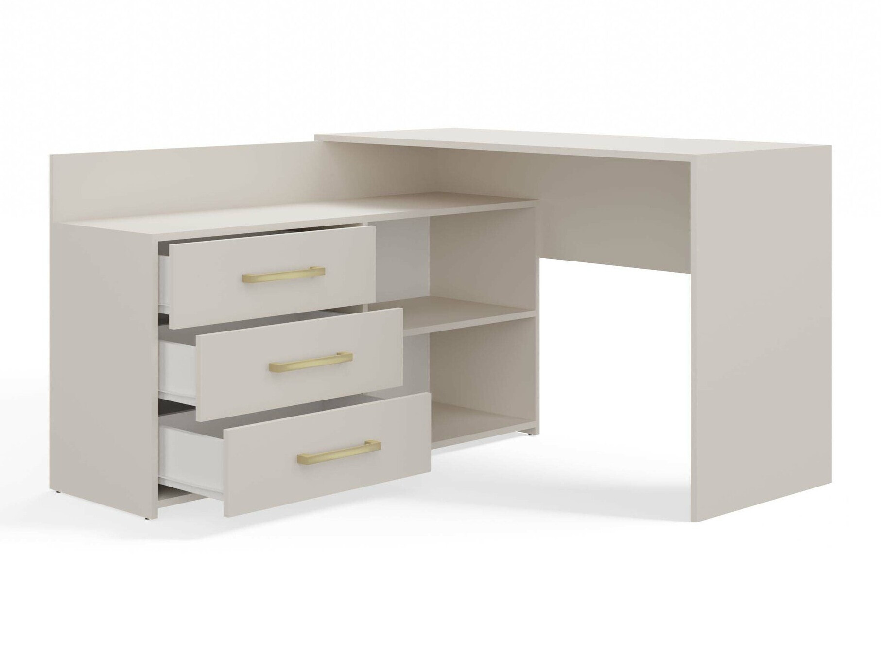 Corner desk Mandeville 131 (Cashmere)