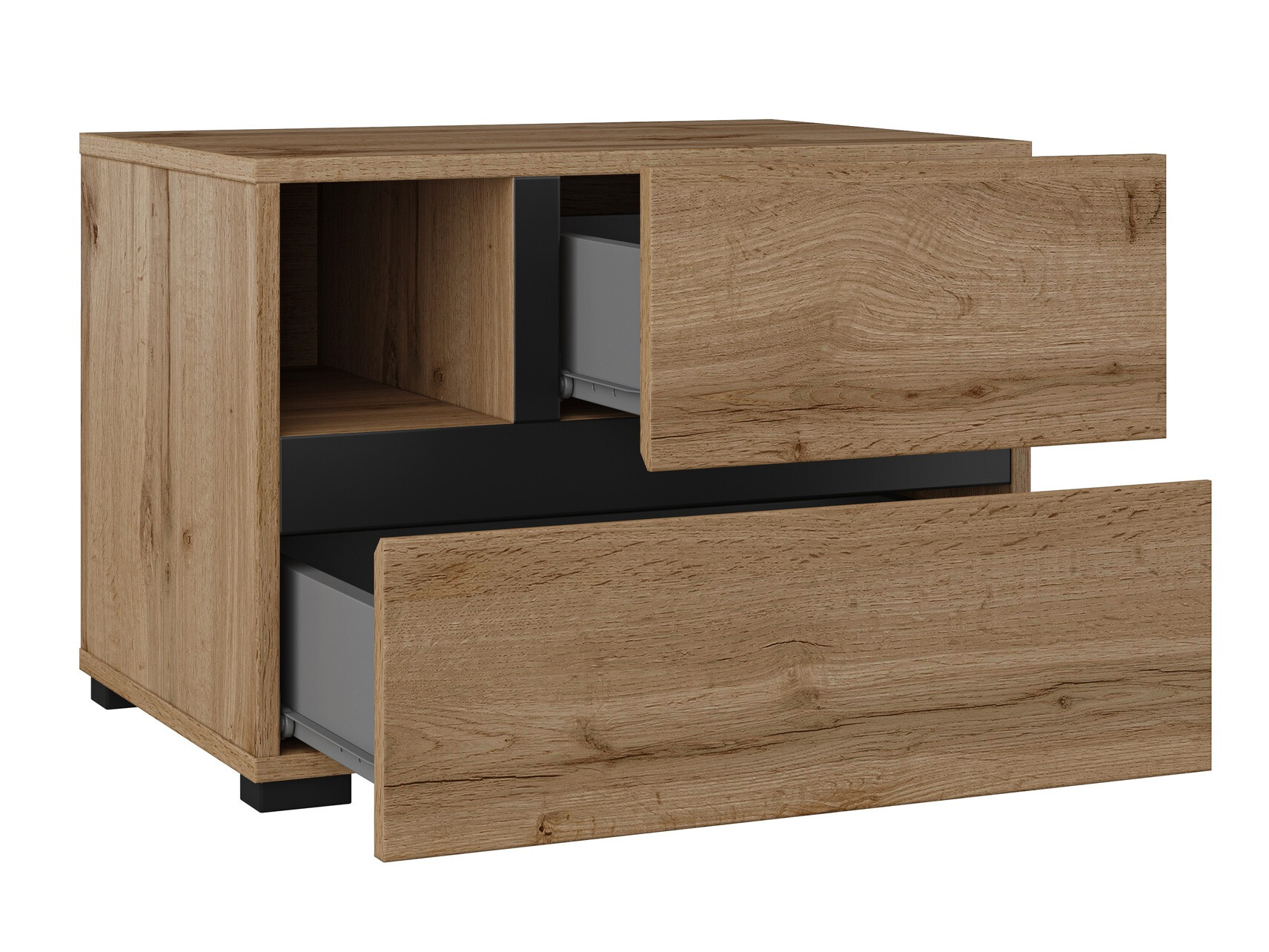 Bedside table Alfere 120 (Wotan Oak)