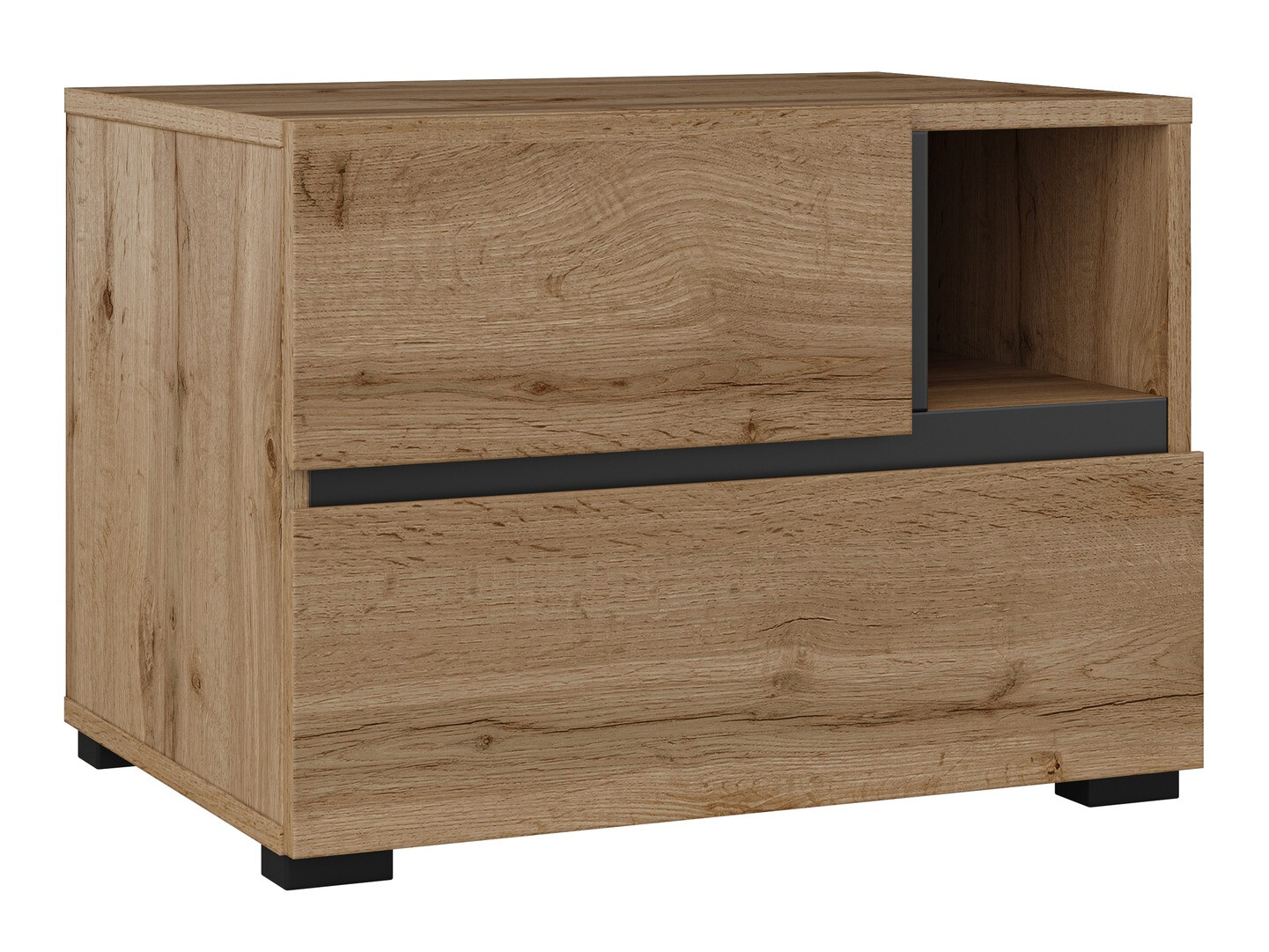 Bedside table Alfere 120 (Wotan Oak)