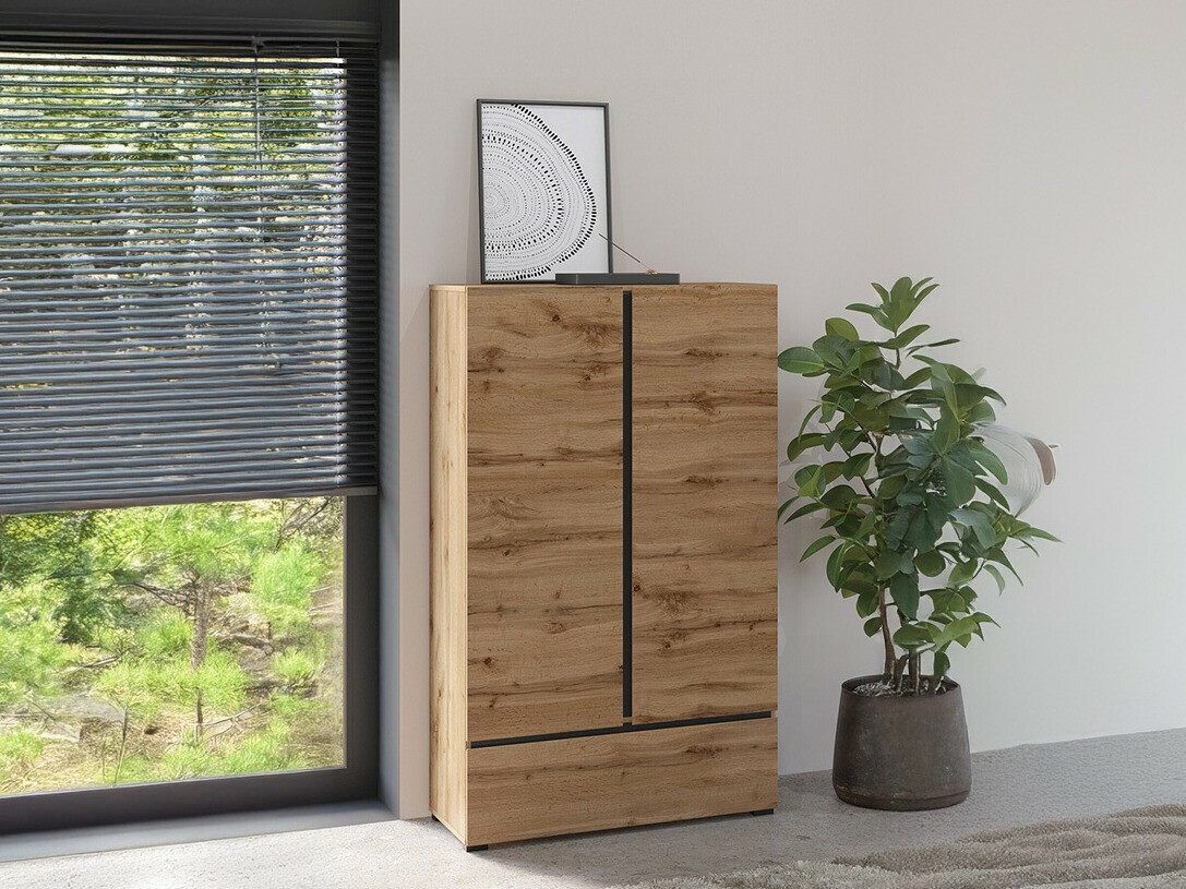 Bookcase Alfere 122 (Wotan Oak)