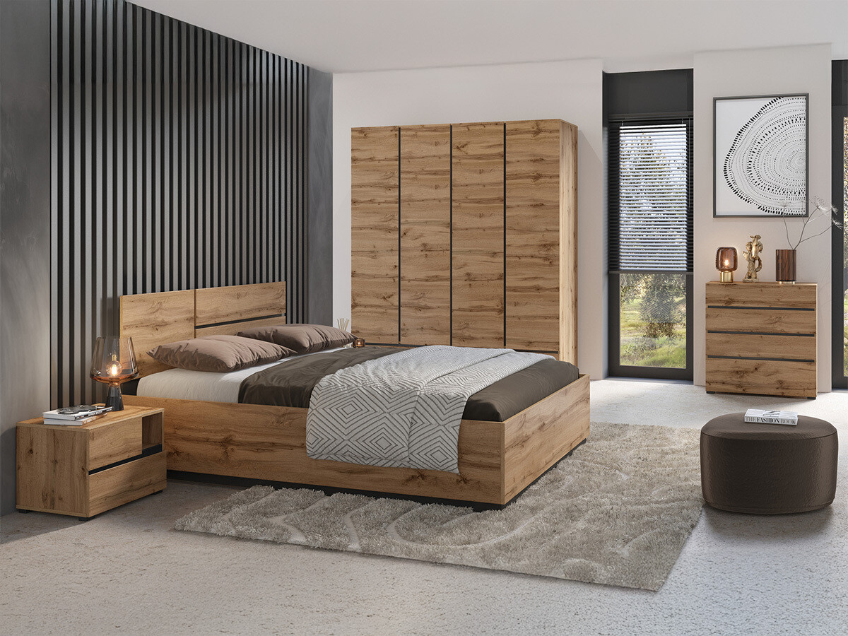 Chest of drawers Alfere 121 (Wotan Oak)