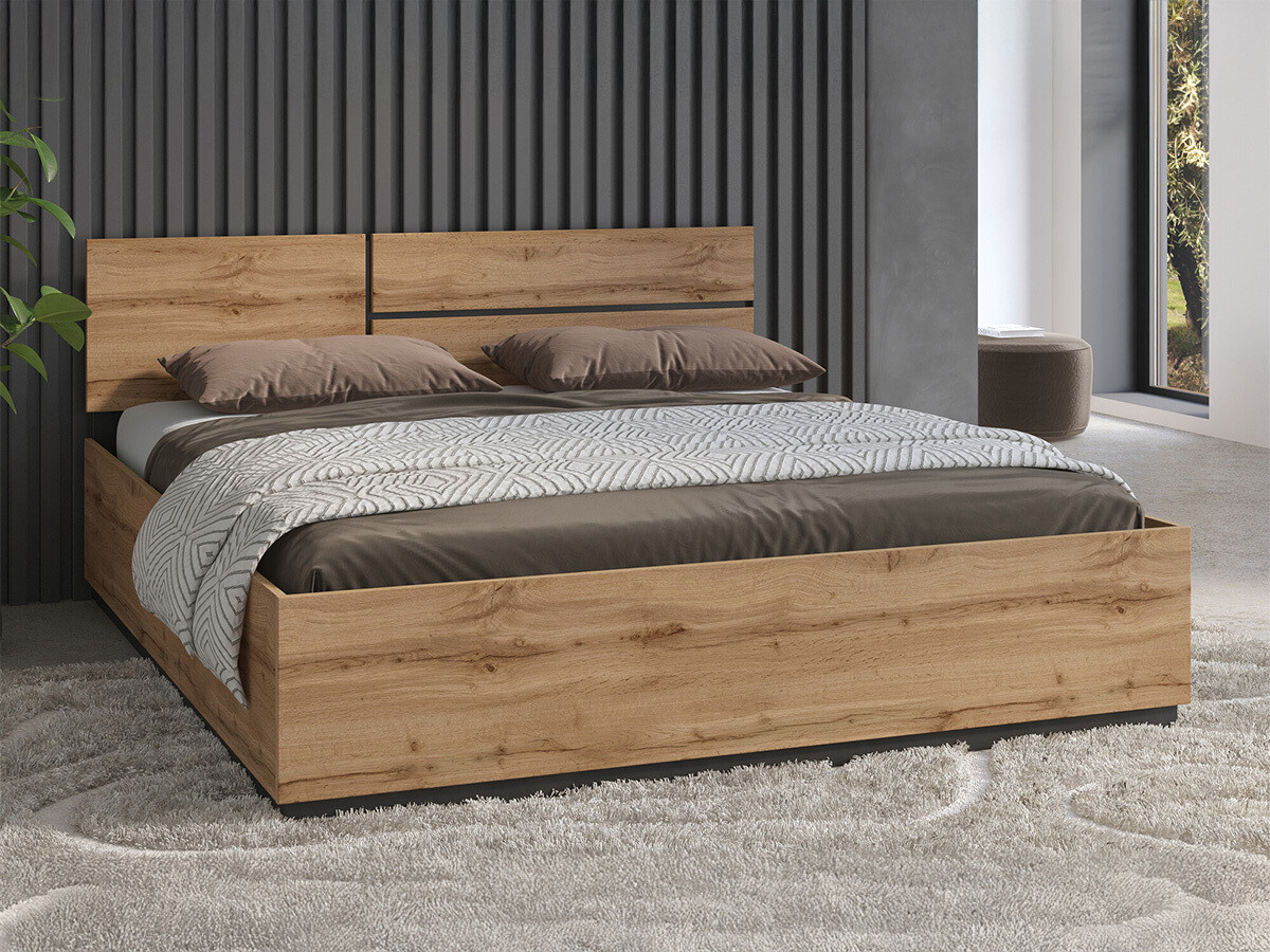 Bed Alfere 123 (Wotan Oak)