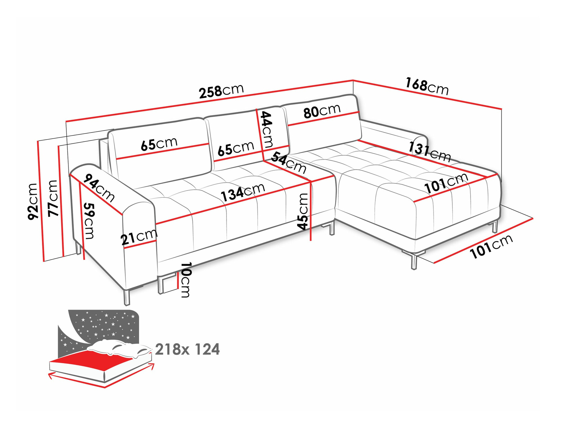 Corner sofa Stonecrest 100 (Velo 621)