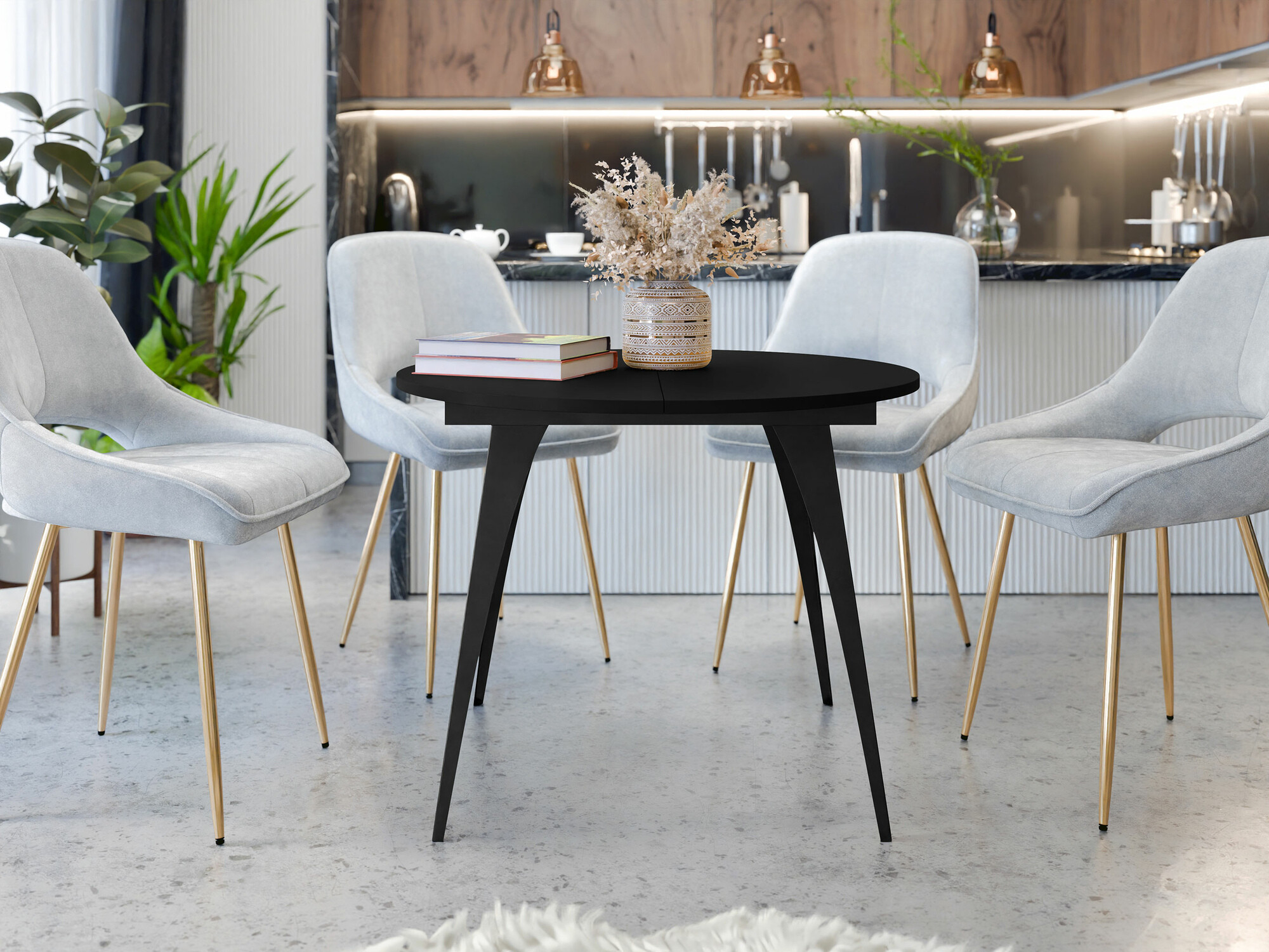 Table Oswego 132 (Black)