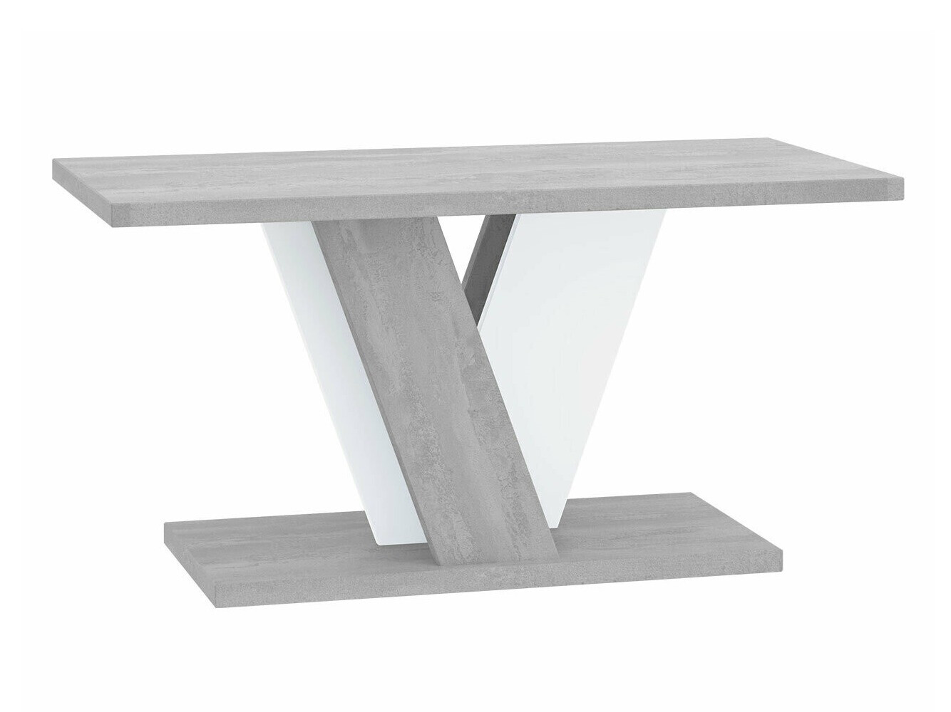 Coffee table Goodyear 128 (Grey + White)