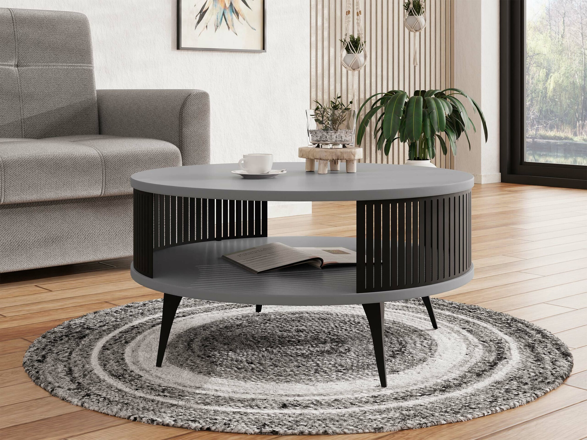 Coffee table Vitum (Graphite)