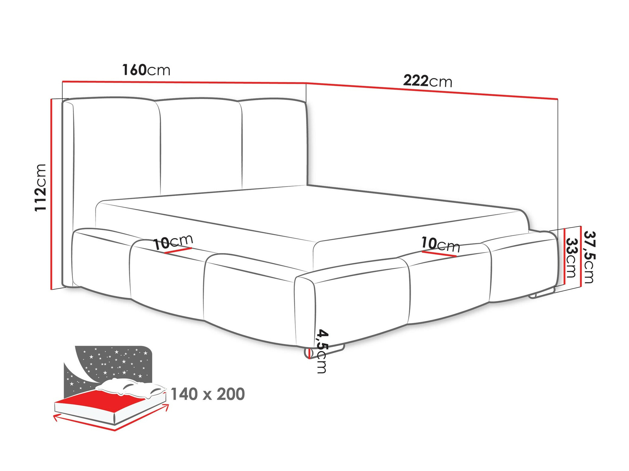 Bed Comfivo Fabrica (Kronos 19)