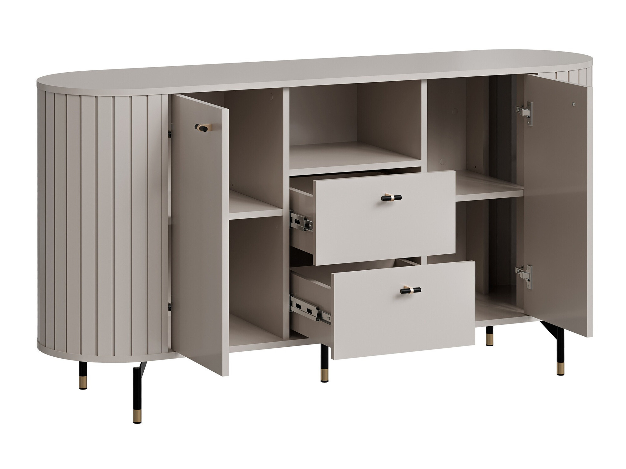 Chest of drawers Novmono 101 (Black)