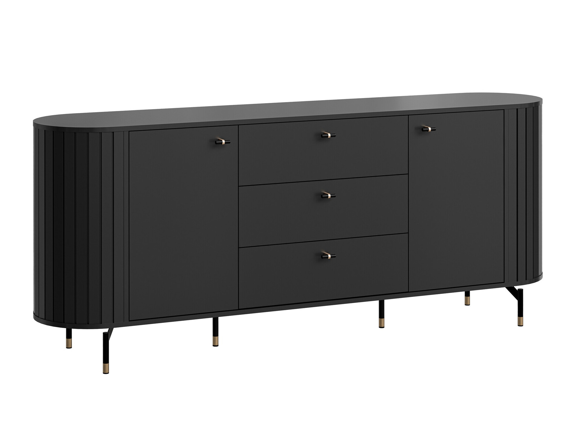 Chest of drawers Novmono 103 (Black)
