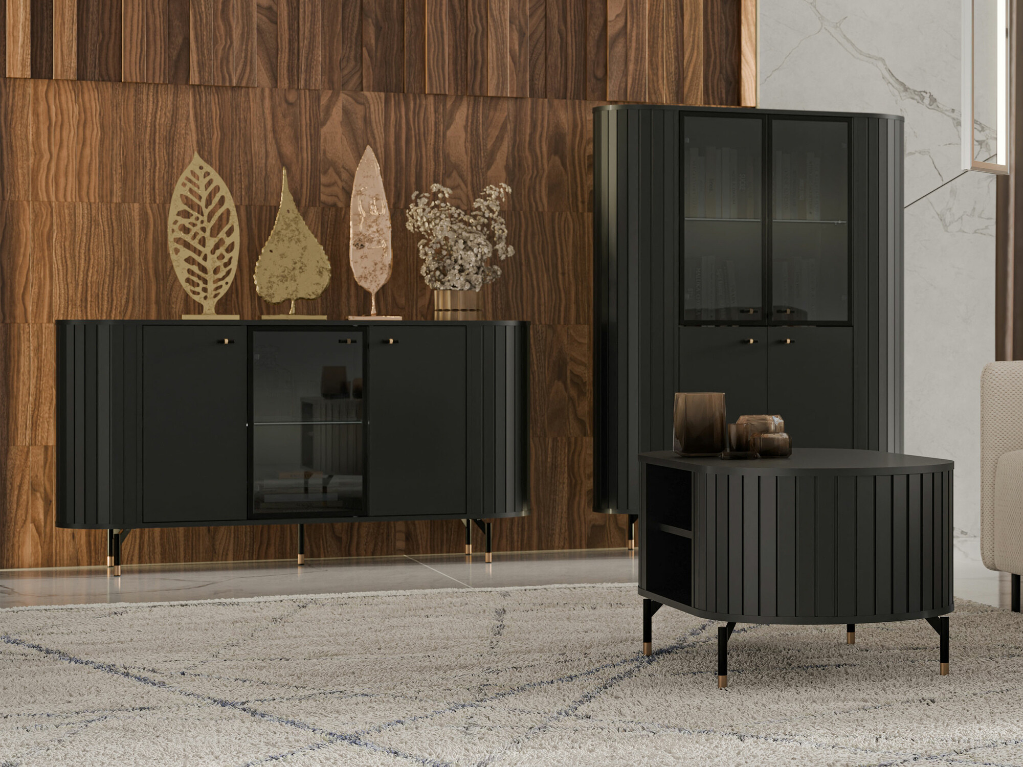 Coffee table Novmono 105 (Black)