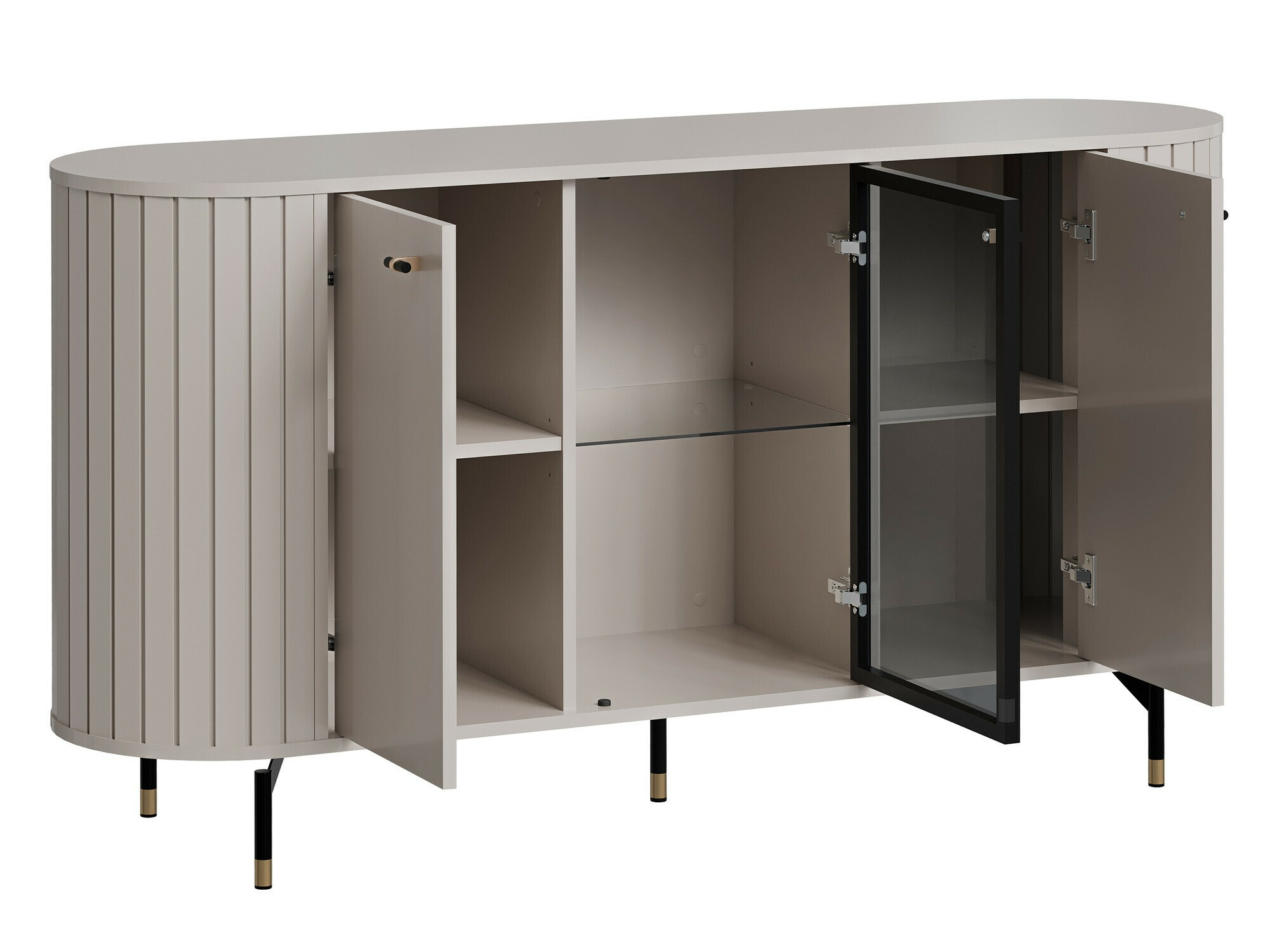 Living room set Novmono 109 (Black)