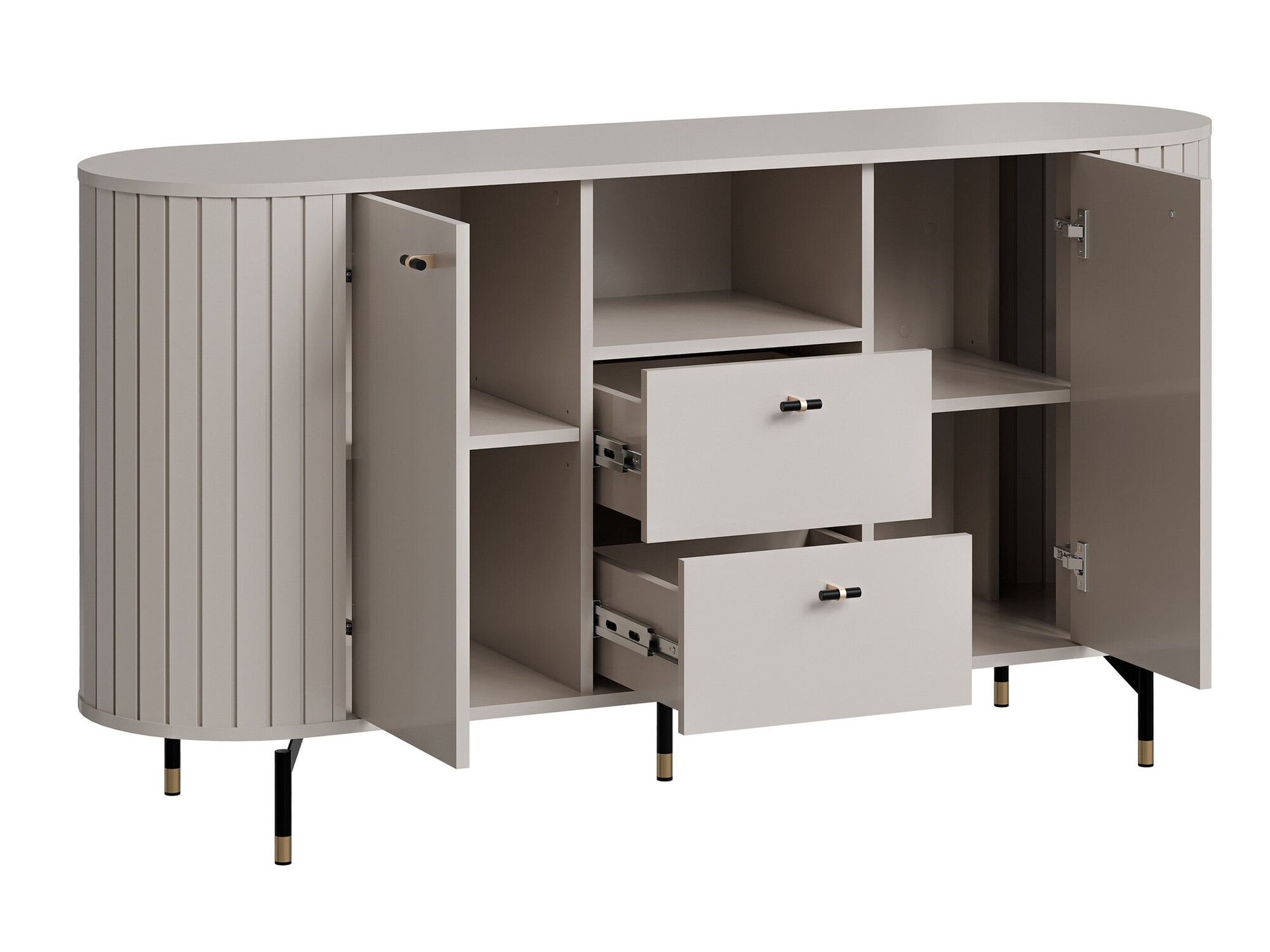 Living room set Novmono 110 (Black)