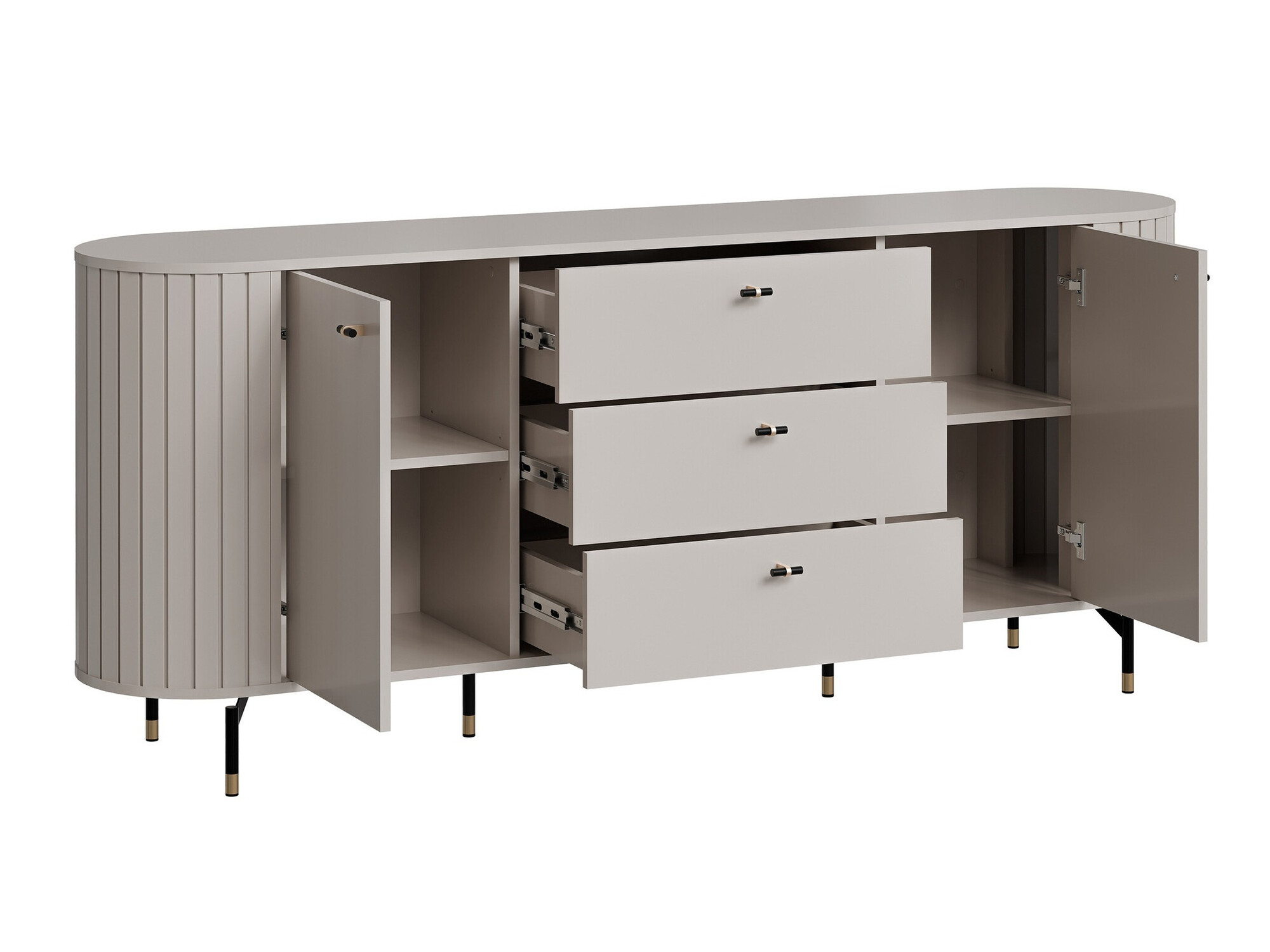 Living room set Novmono 110 (Black)