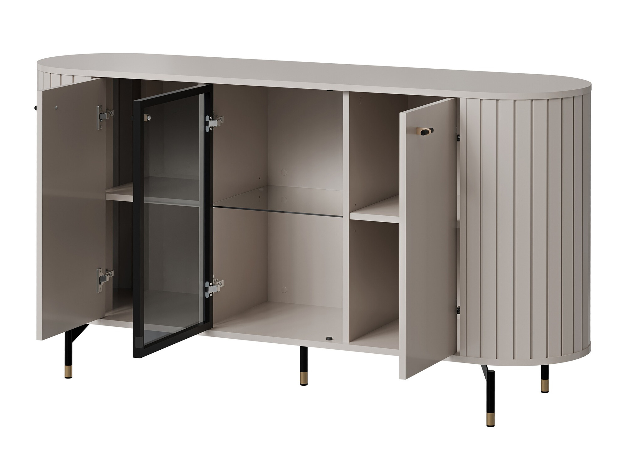 Living room set Novmono 111 (Black)