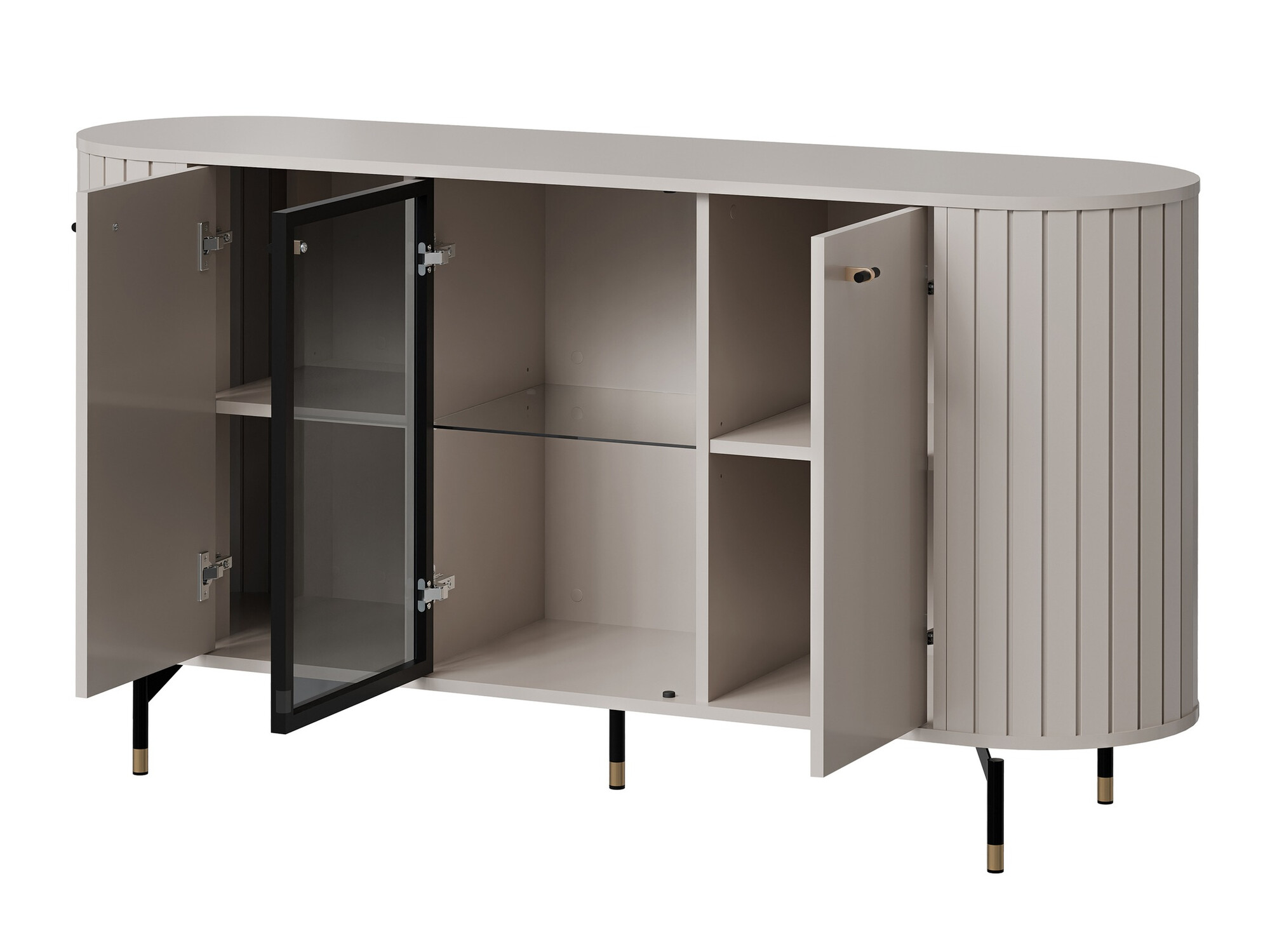 Living room set Novmono 111 (Black)