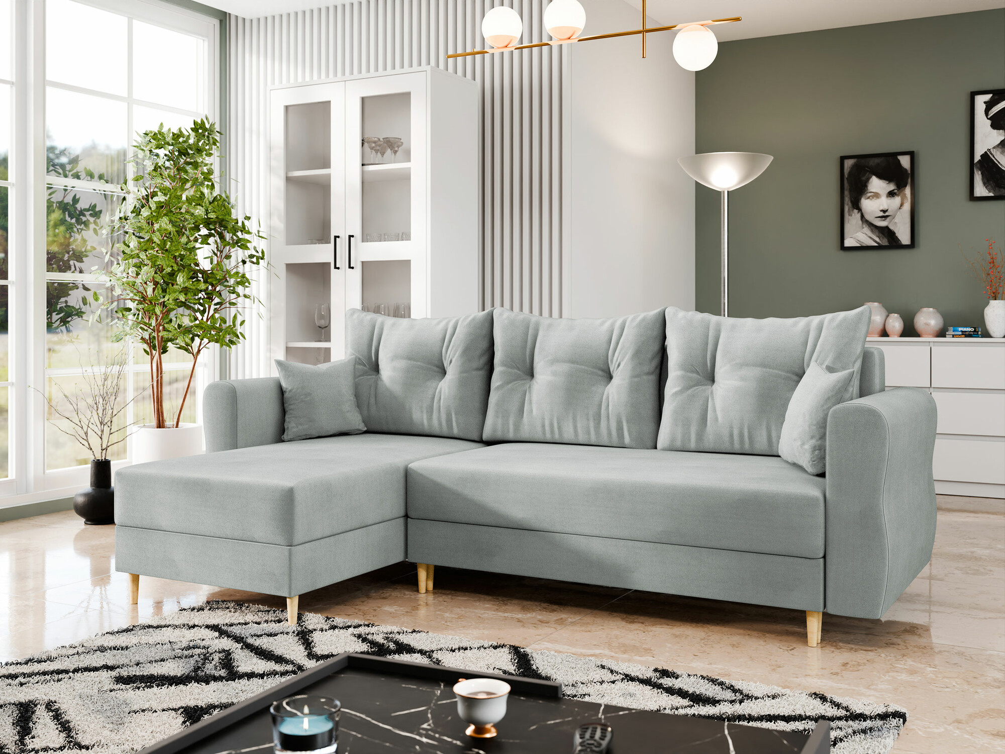 Corner sofa Veldala 102 (Manila 14)