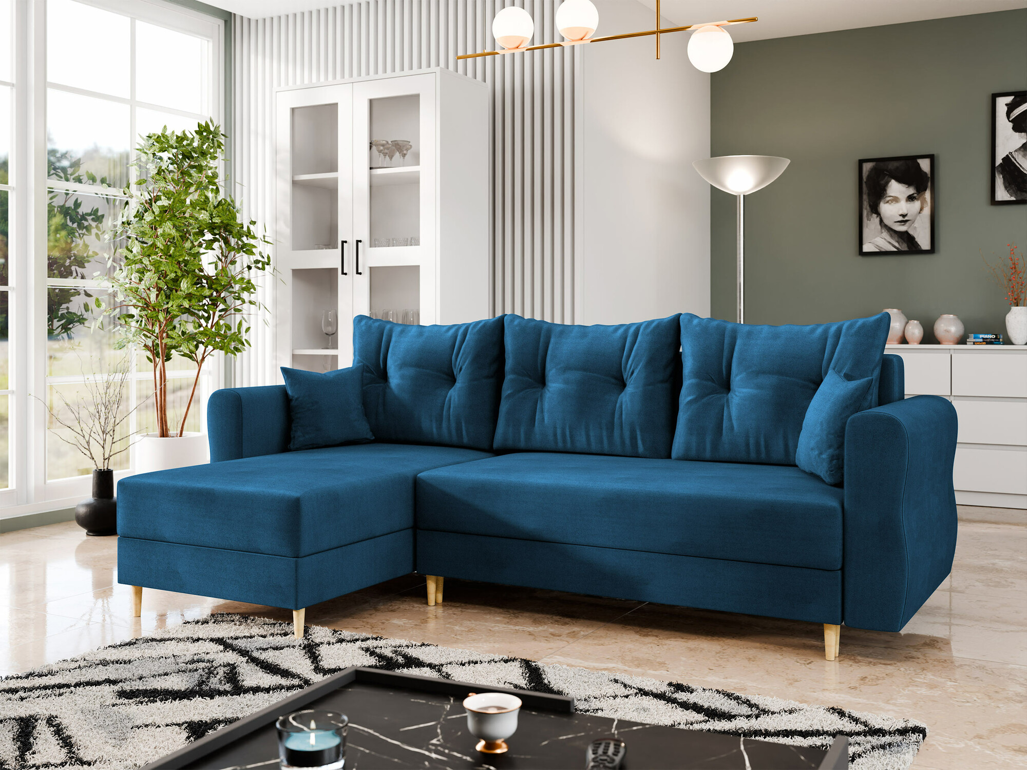 Corner sofa Veldala 102 (Manila 26)