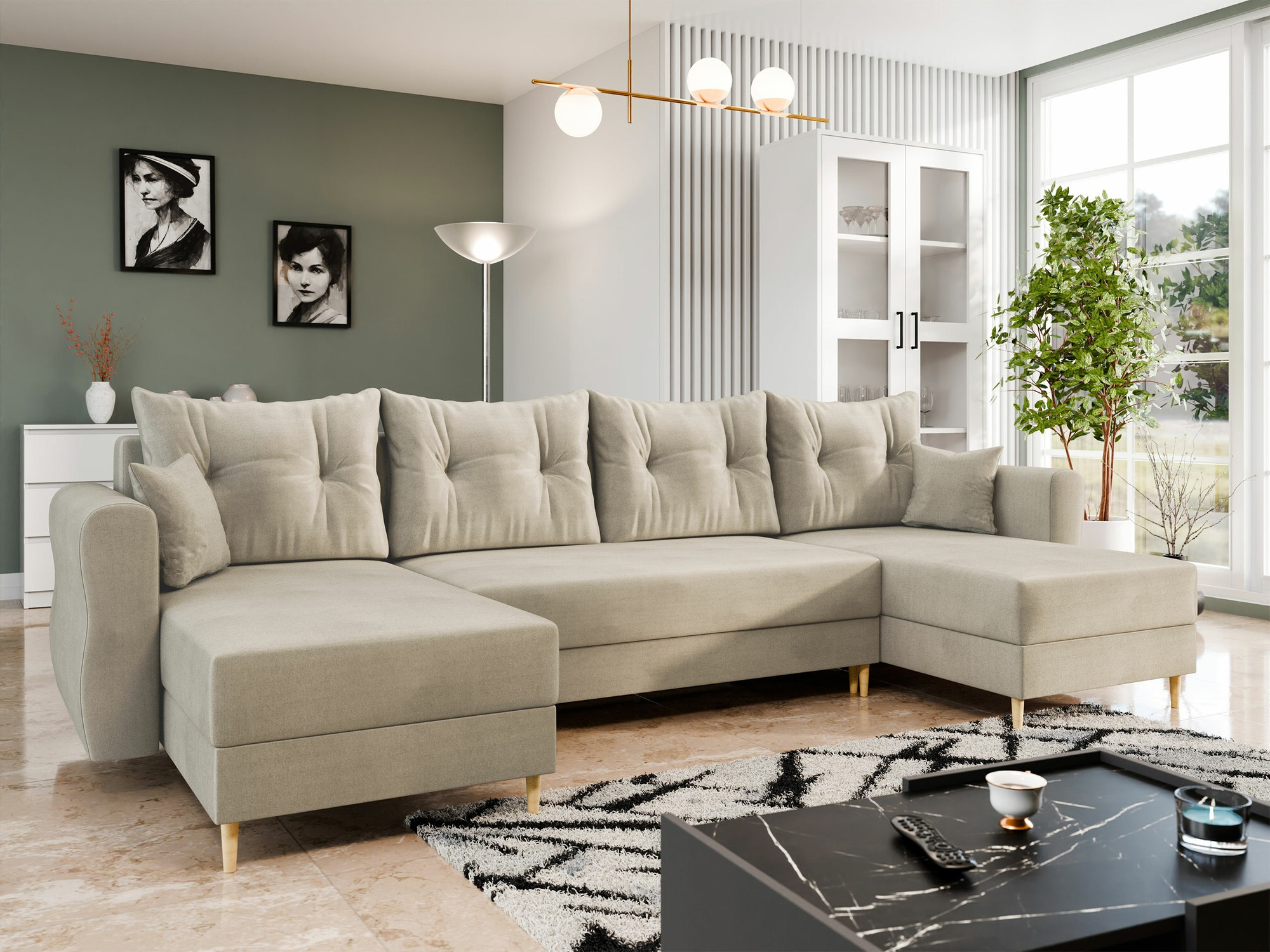 Corner sofa Veldala 103 (Manila 02)