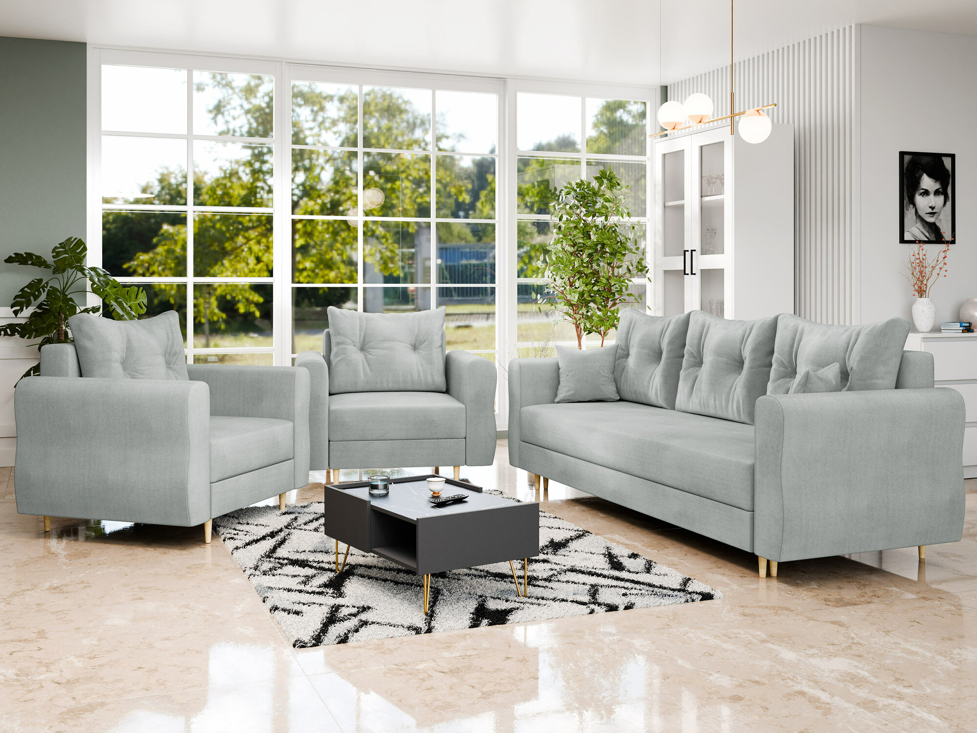 Upholstered furniture set Veldala 106 (Manila 14)