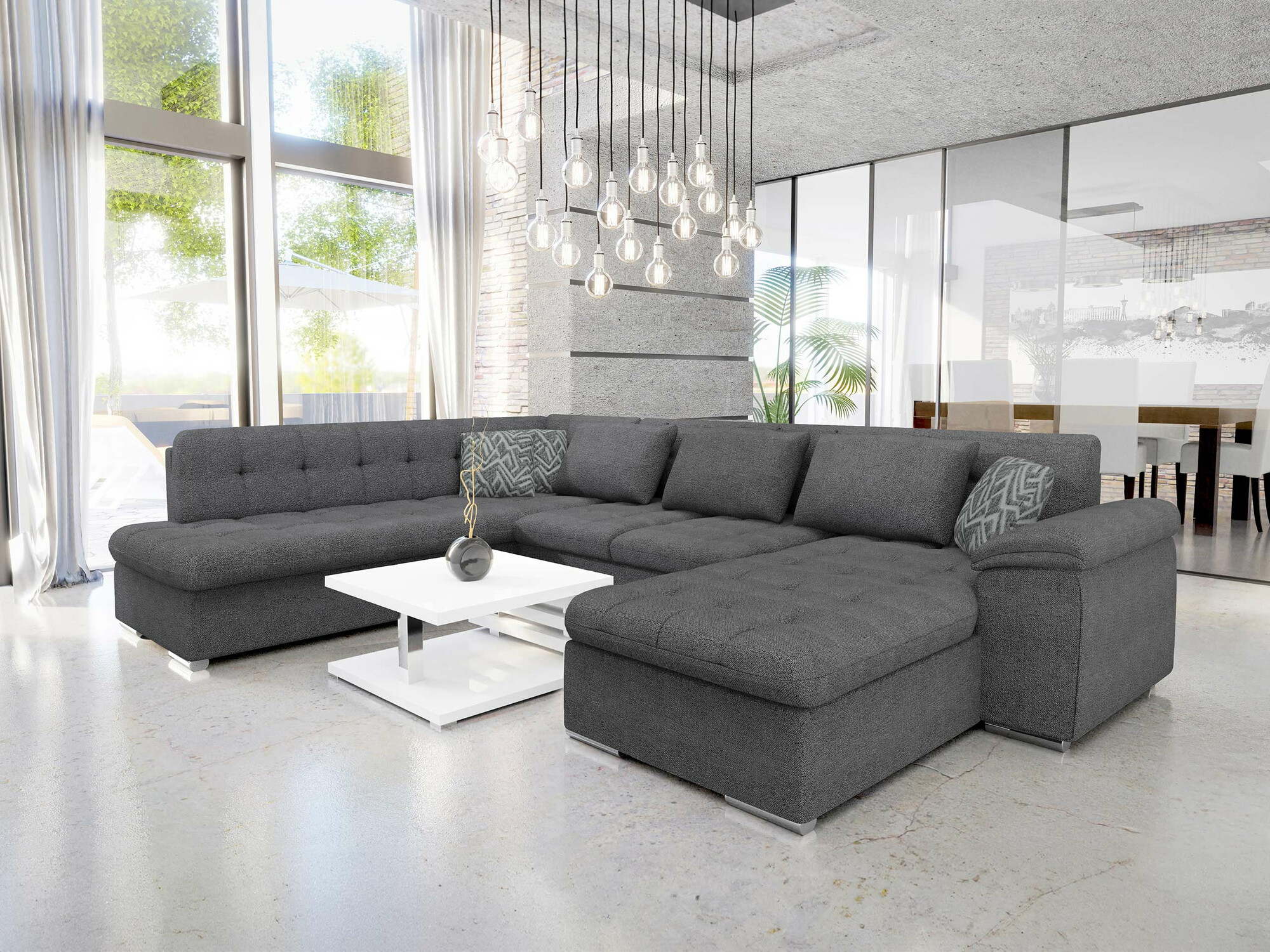 Corner sofa Comfivo Gemma VI (Sicuro 80 + Sempre 9)